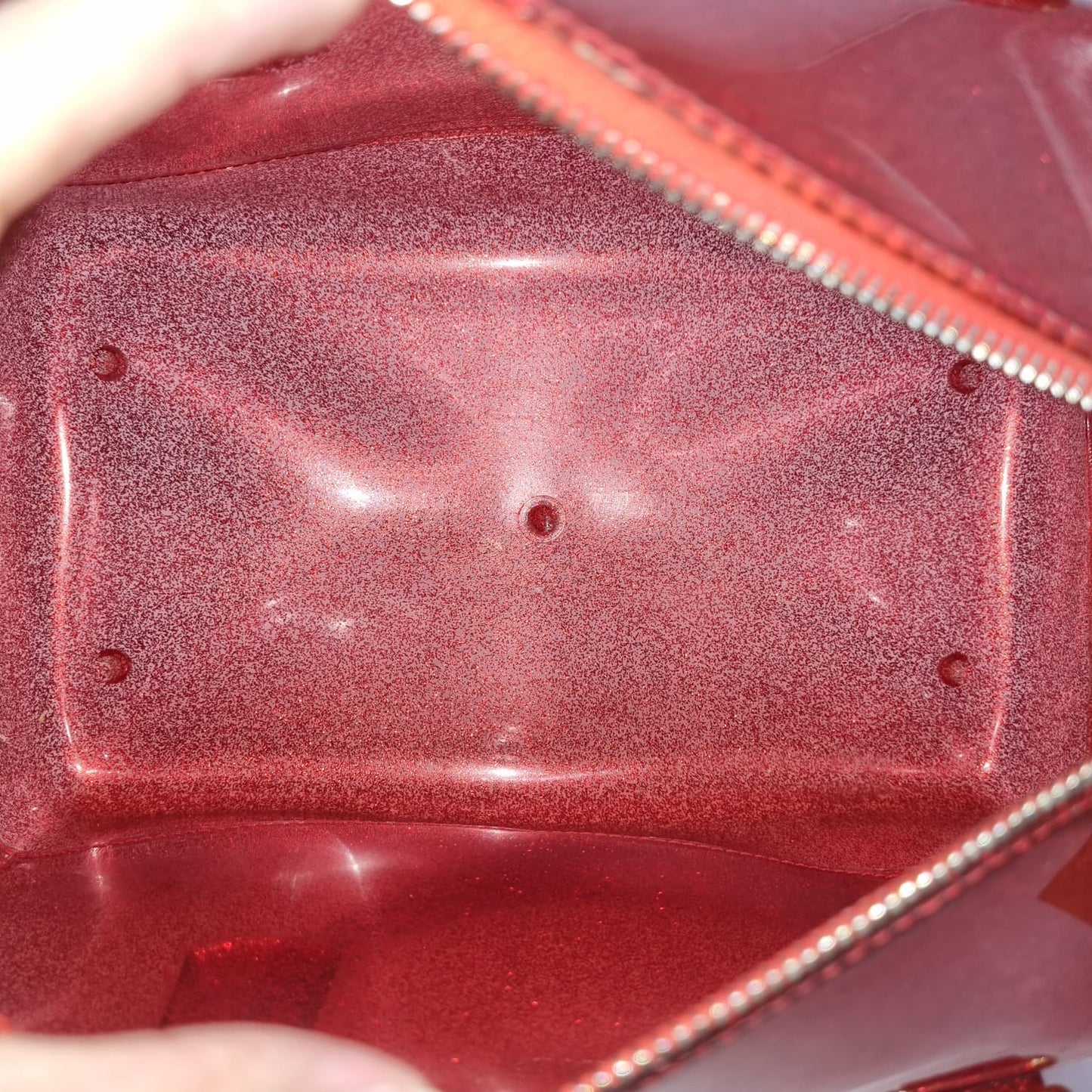 Furla Speedy Candy Red Metalic size 30x17x25