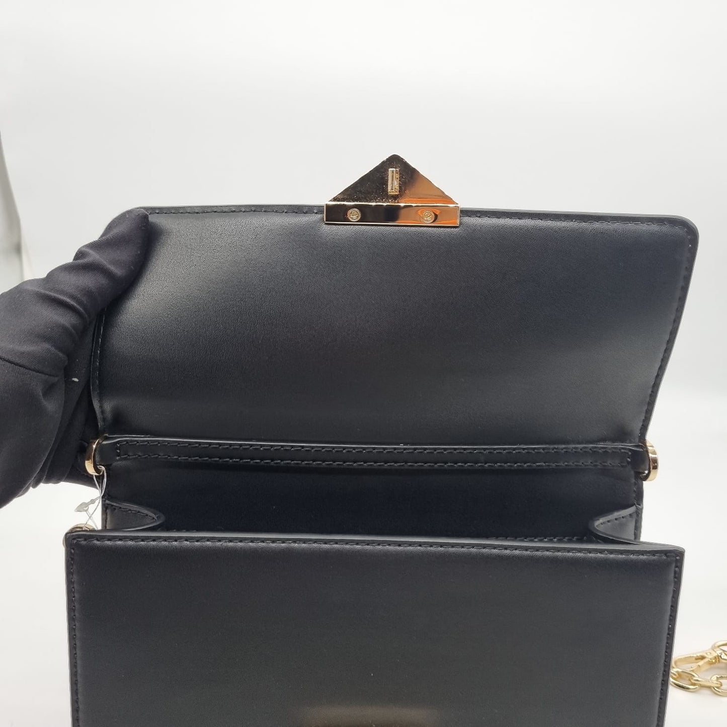 Michael Kors Mini CECE shoulder Bag Black Size 22x5x14