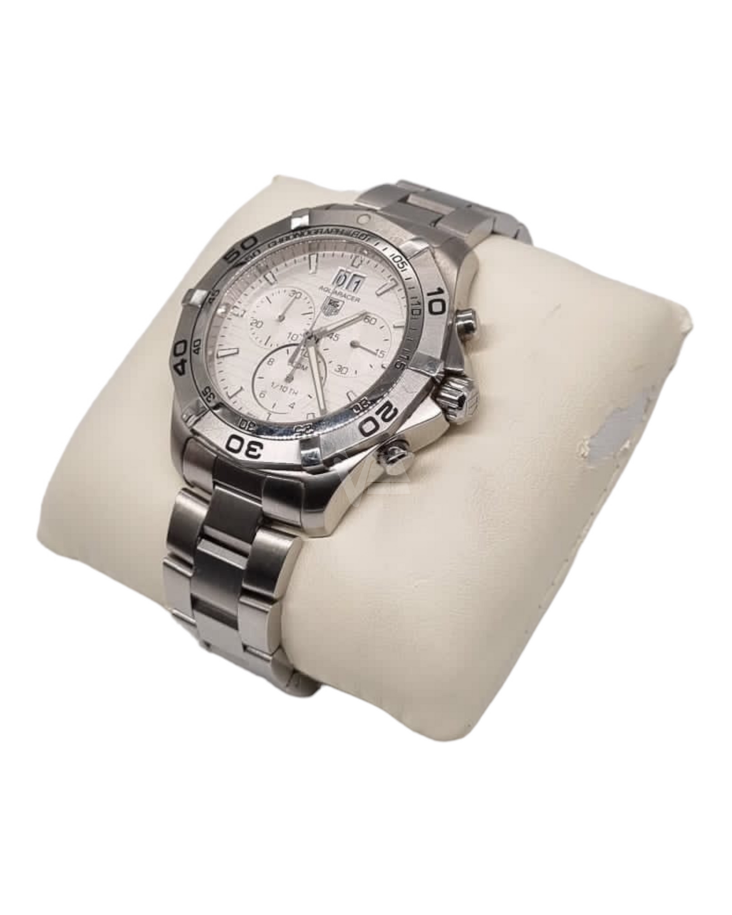 Tag Heuer Chronograph Stainless Steel Watch Silver 43mm