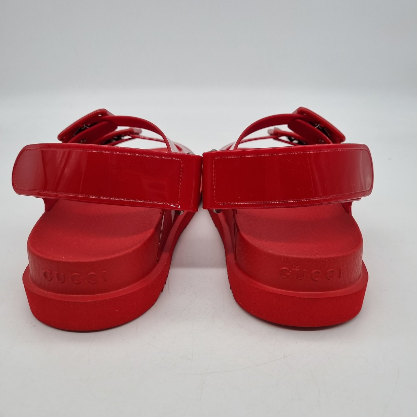 Gucci Isla Flat Sandals Red Size 37/24