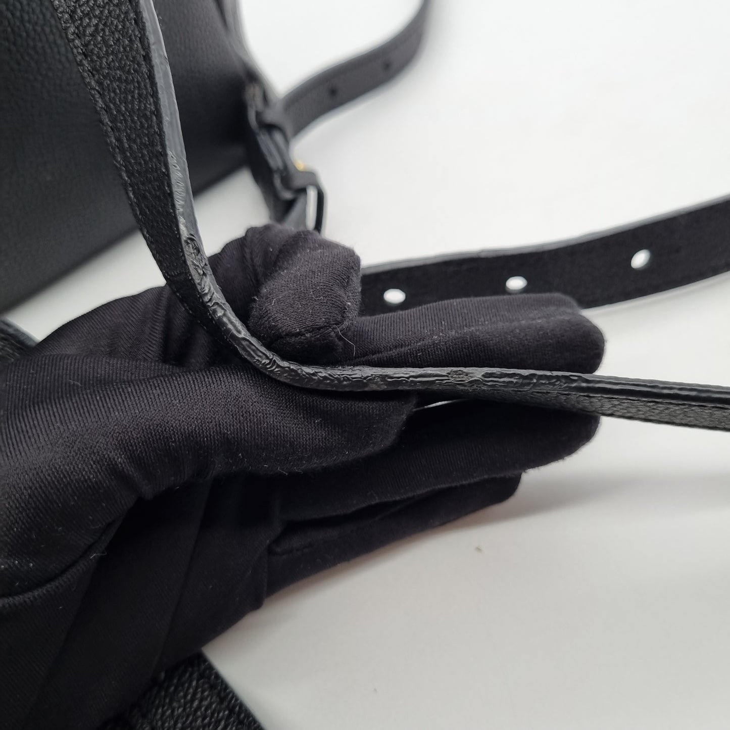 Louis Vuitton Sorbonne Backpack Monogram Empeinte Black 2017 Size 24x13x25
