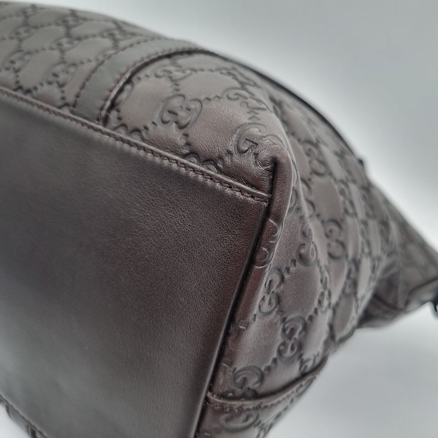 Gucci Guccisima Hobobag Darkbrown size 35x16x35