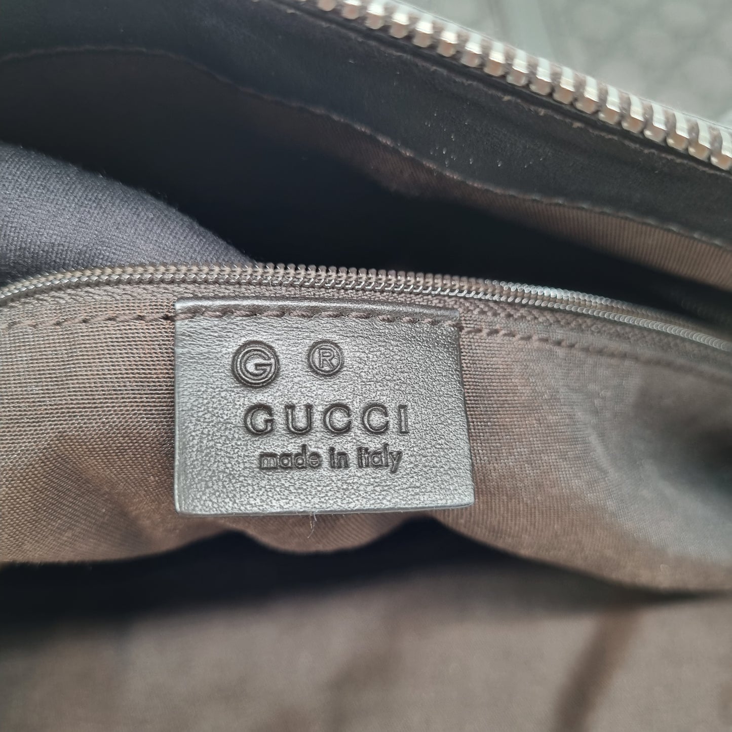 Gucci Guccisima Hobobag Darkbrown size 35x16x35