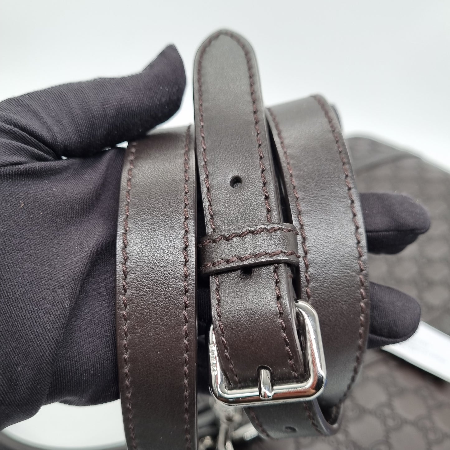 Gucci Guccisima Hobobag Darkbrown size 35x16x35