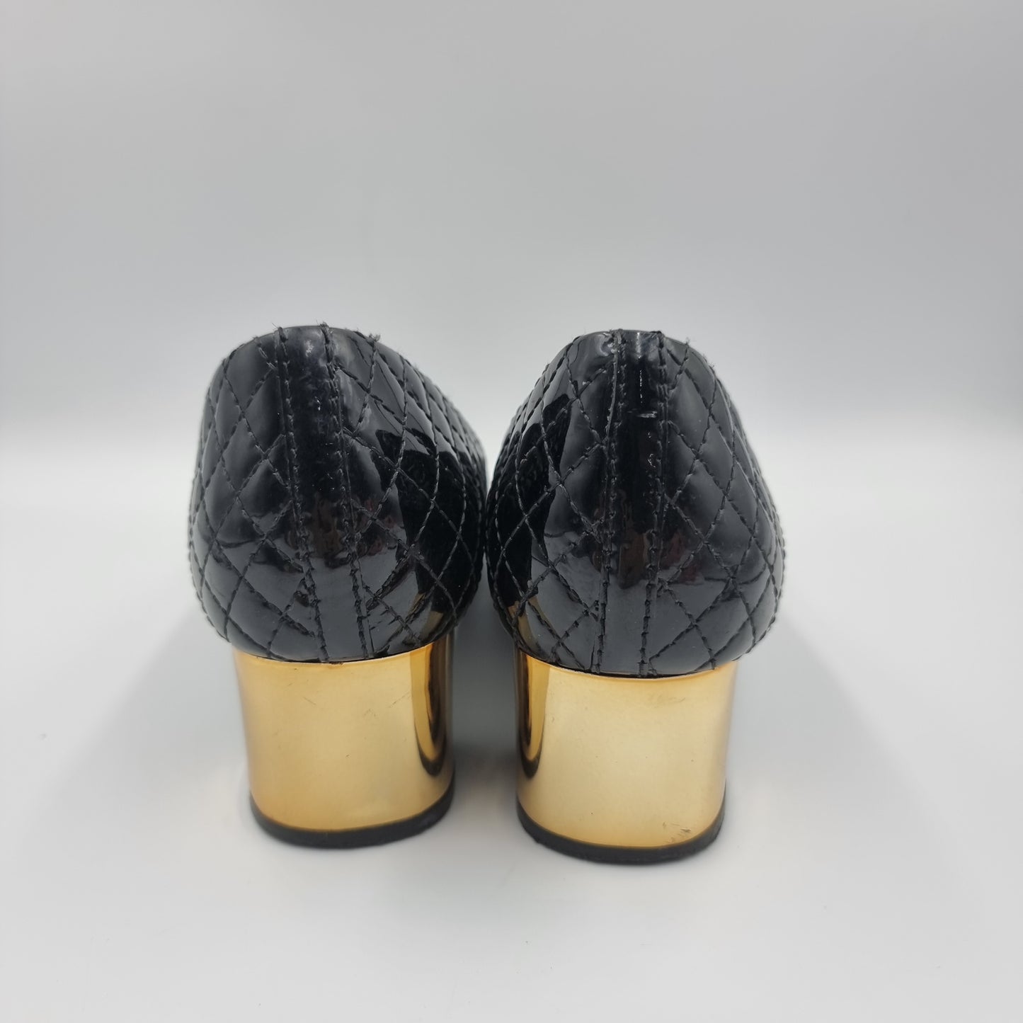 Tory Burch Patent Pump Black Insole 24.5