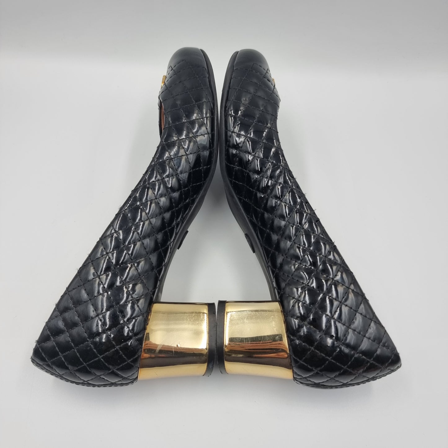 Tory Burch Patent Pump Black Insole 24.5