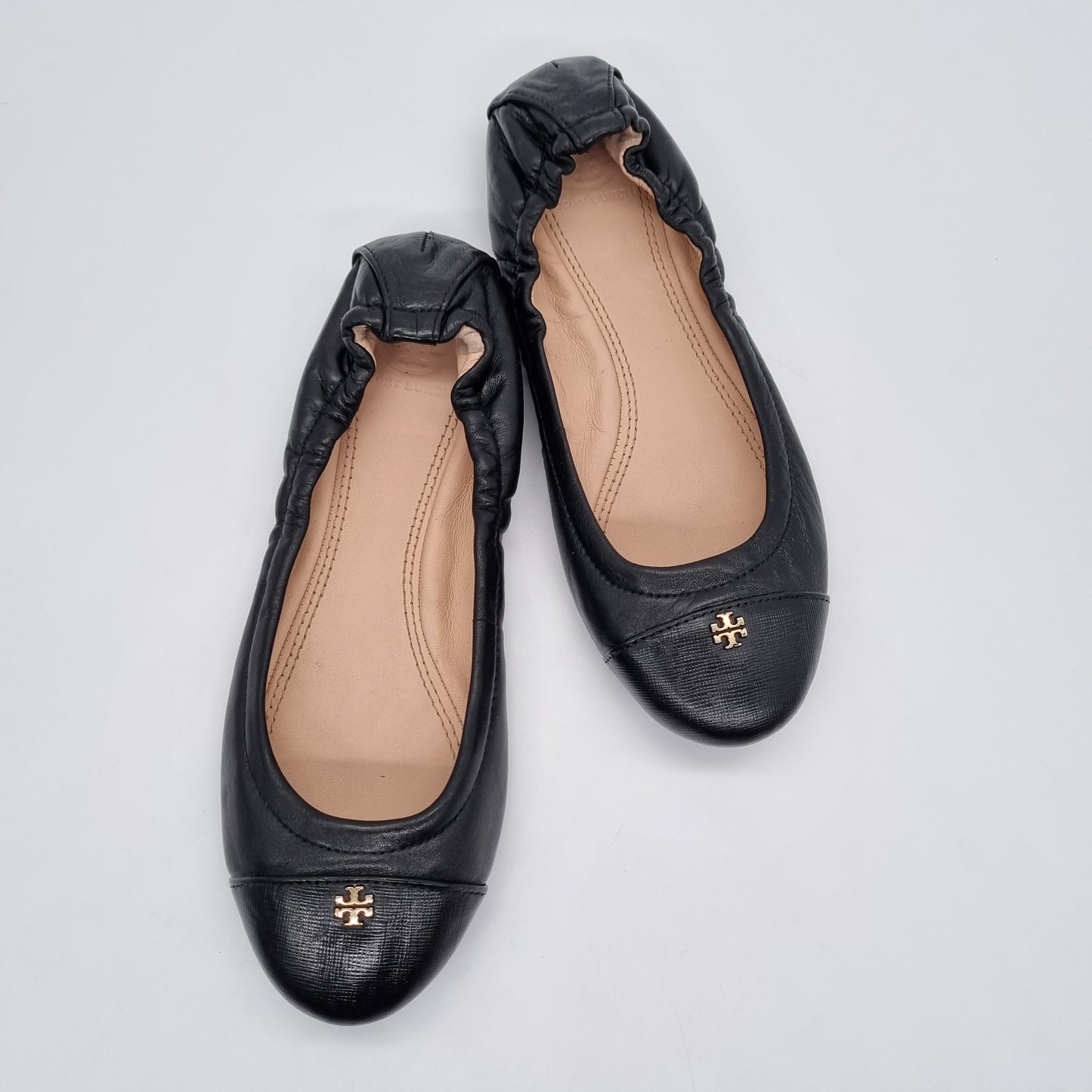 Tory Burch Ballerina Flat Black Size 6c/23