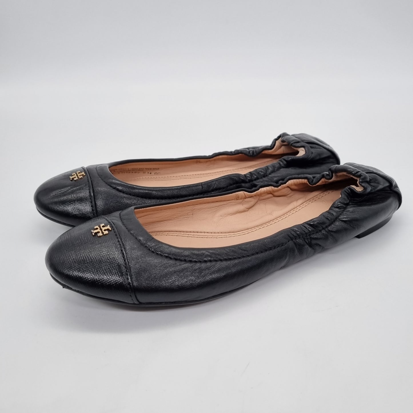 Tory Burch Ballerina Flat Black Size 6c/23