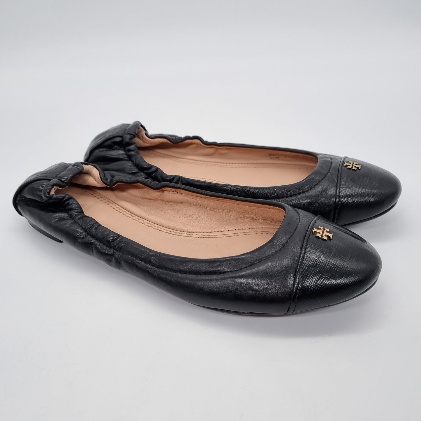 Tory Burch Ballerina Flat Black Size 6c/23