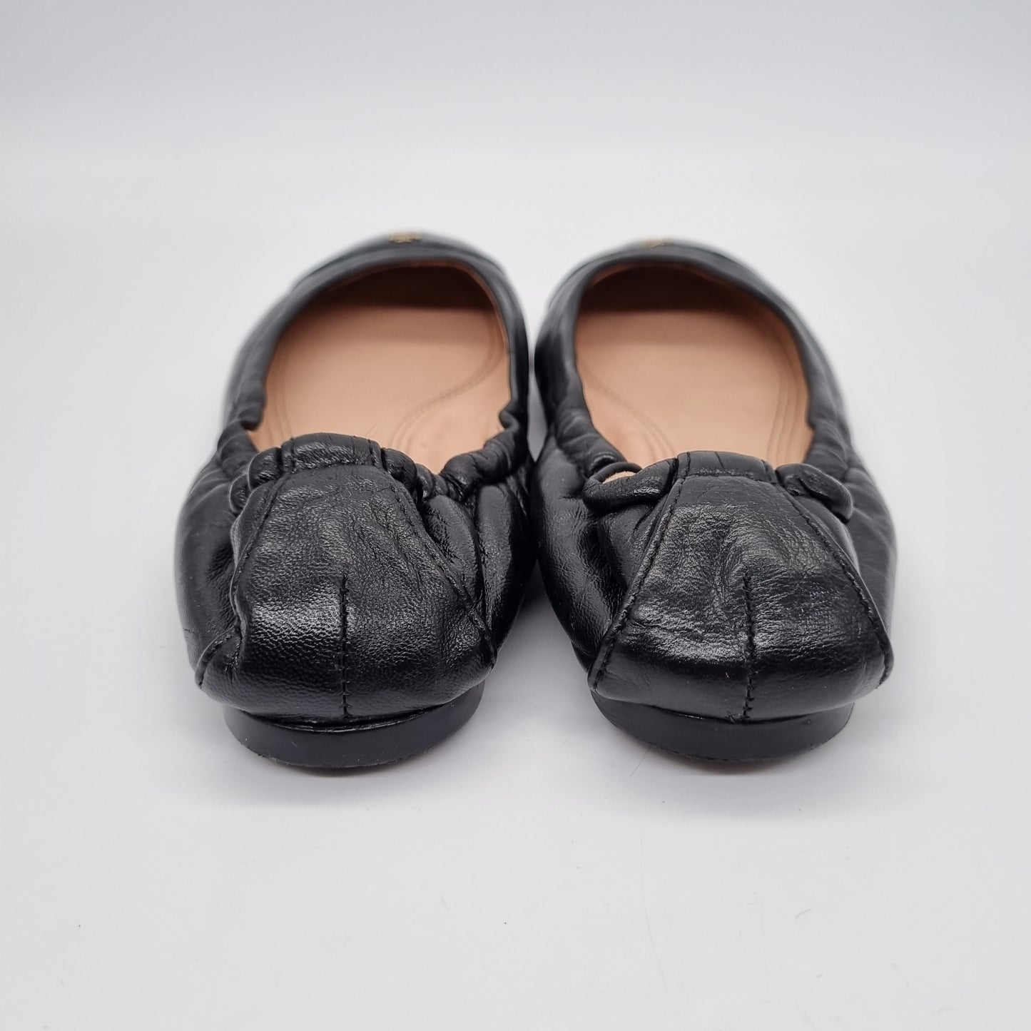 Tory Burch Ballerina Flat Black Size 6c/23
