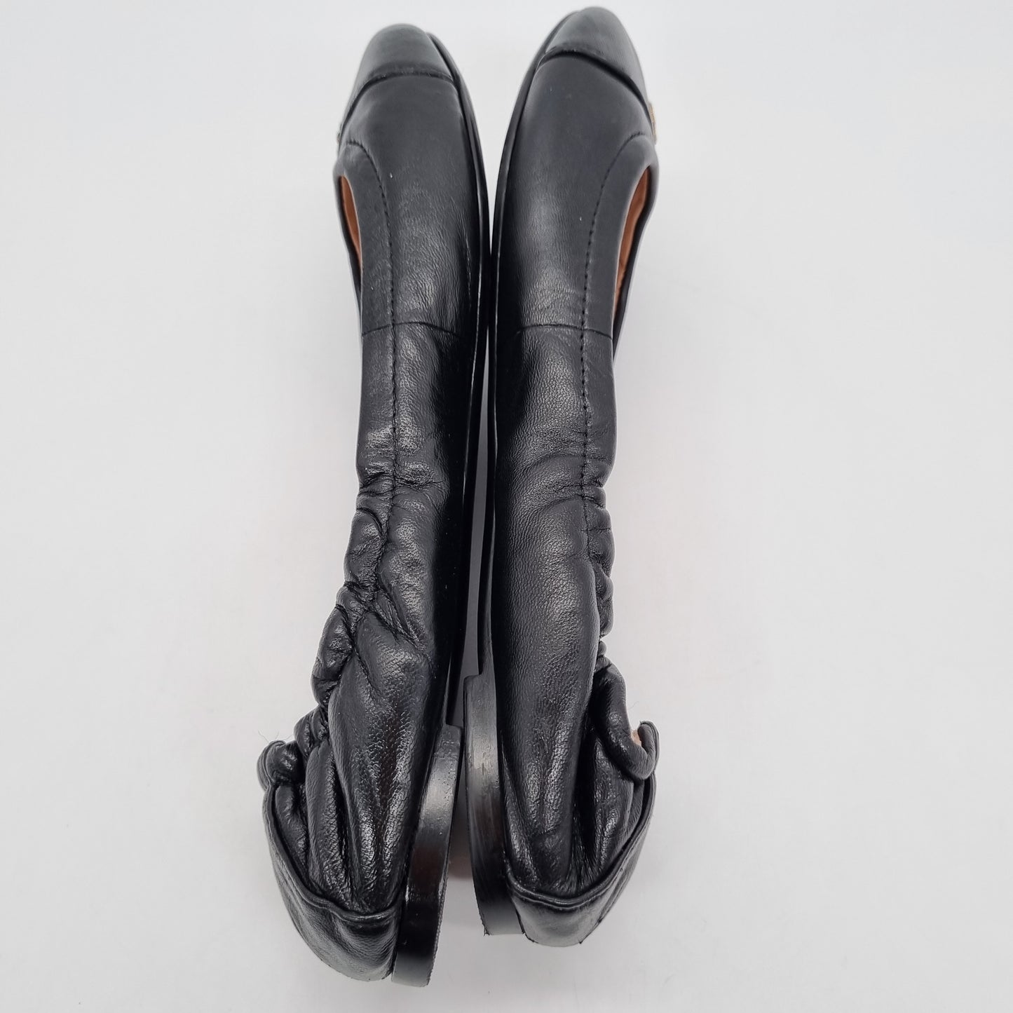 Tory Burch Ballerina Flat Black Size 6c/23