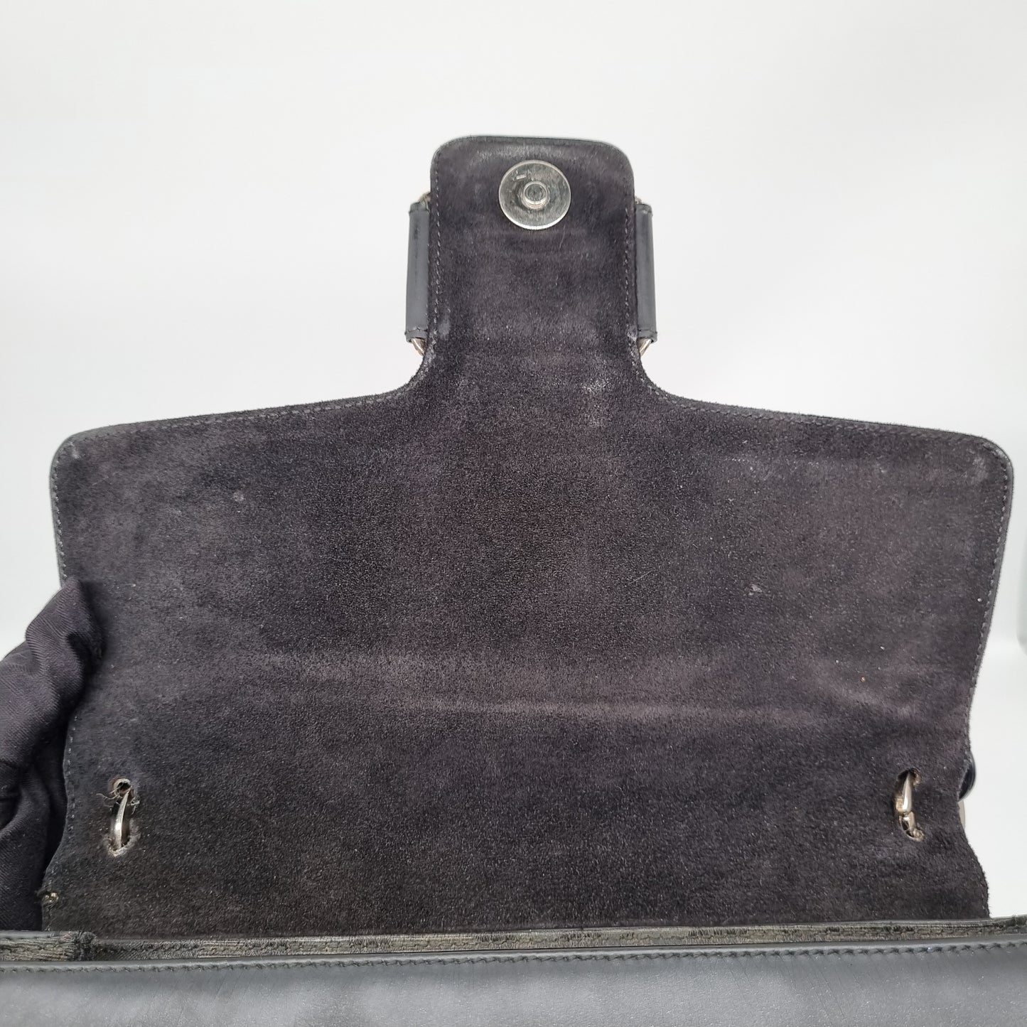 Salvatore Ferragamo Shoulder Bag Black Size 25x8x19