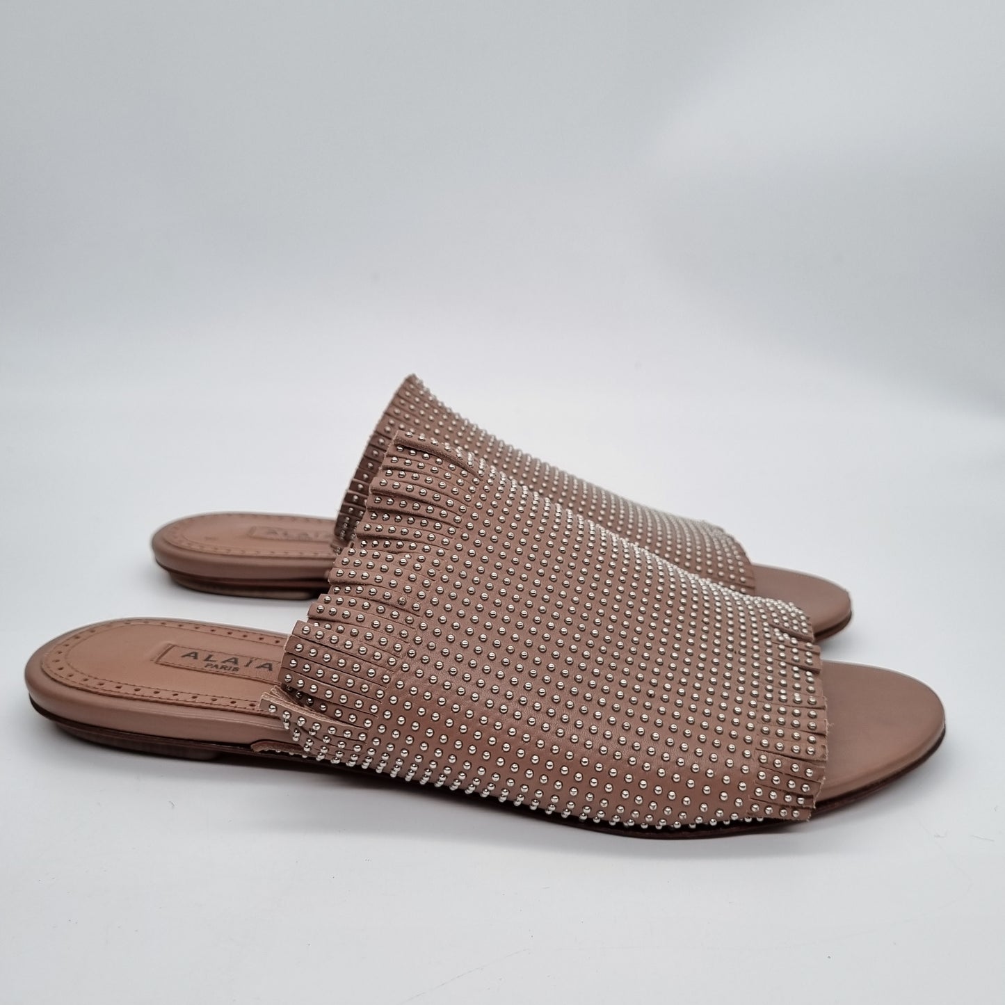 Alaia Sandales Veau Soft Clou Chair Size 37,5/24,5