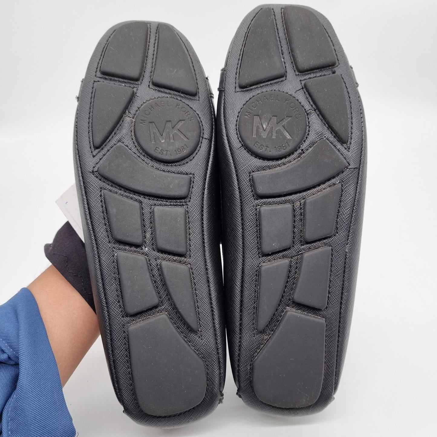 Michael Kors Fulton Moc Saffiano Black Size 7,5M/24