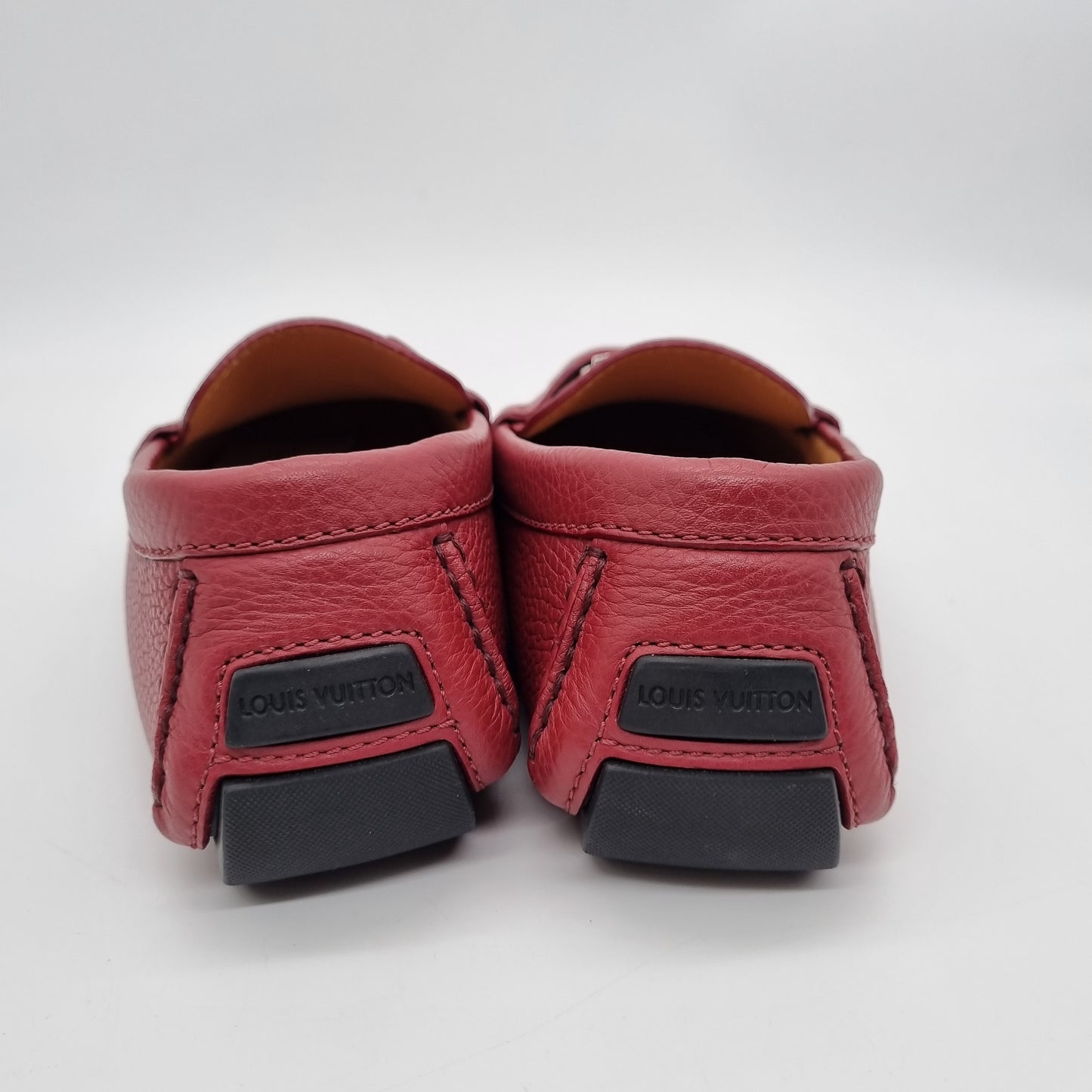 Louis Vuitton Monte Carlo Leather Loafer Hibiscus Red Size 8,5/28,5