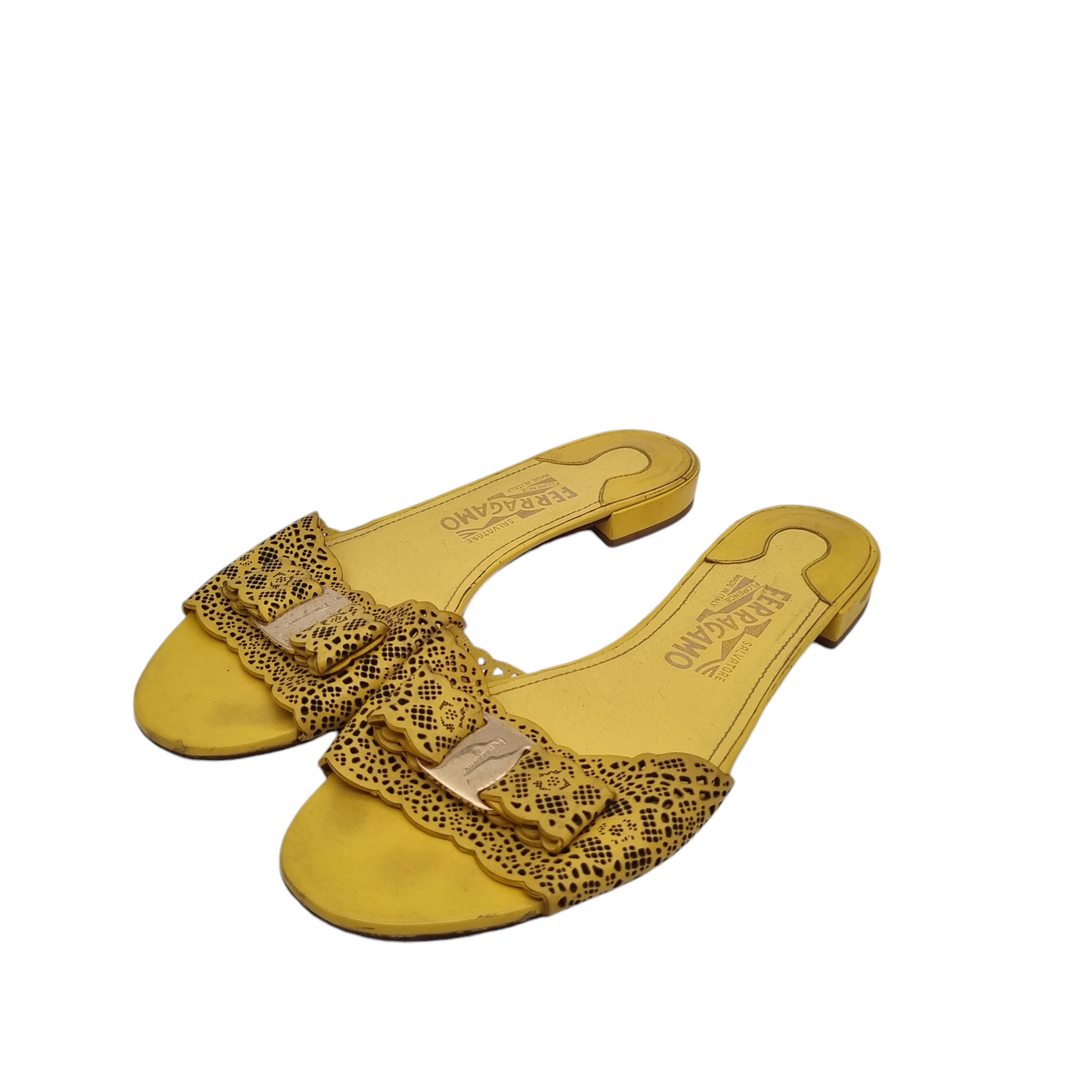 Salvatore Ferragamo Sandal Yellow Size 8/25
