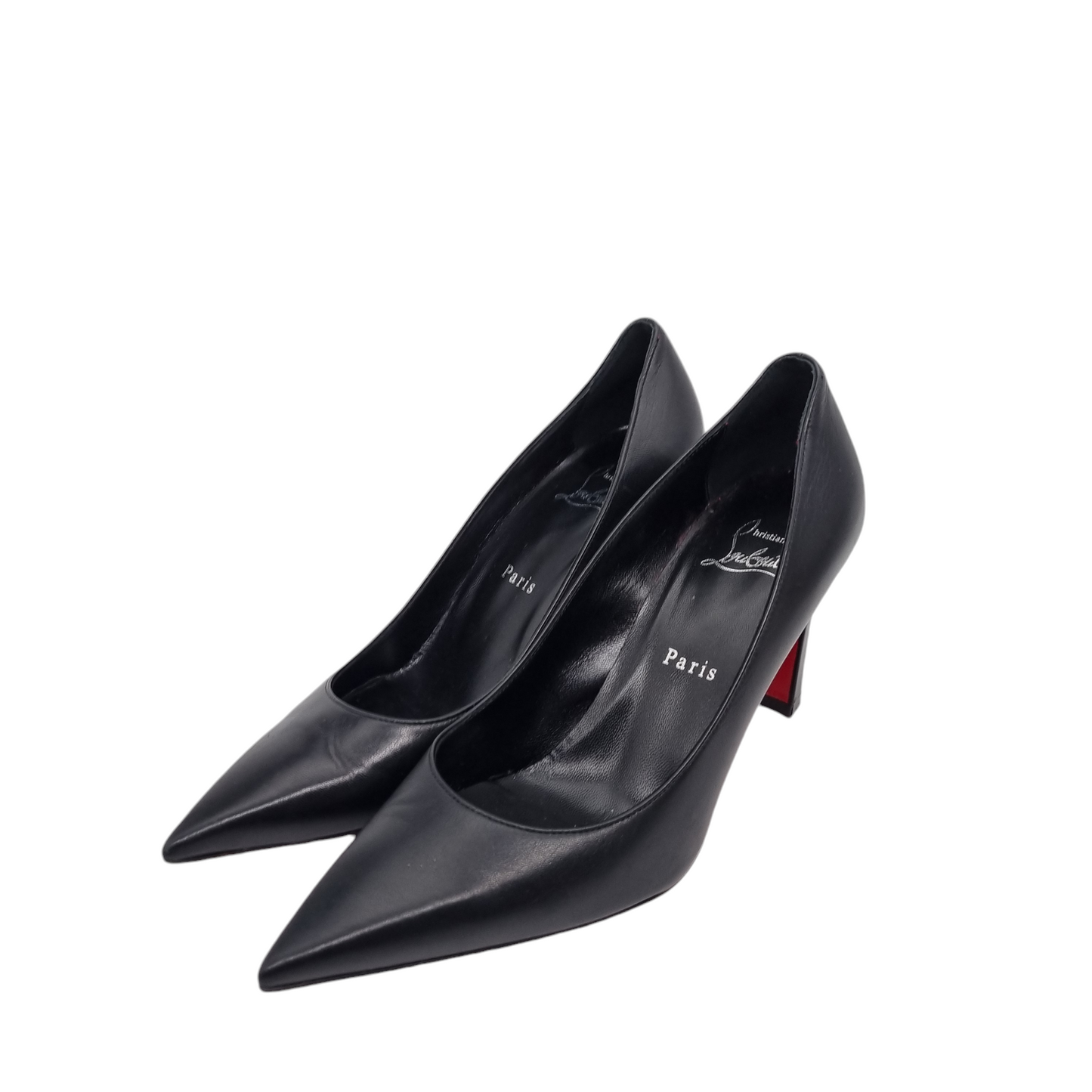 Christian Loubutin Condora Lin Black Size 37,5 insole 25,5 dr ujung fit 24