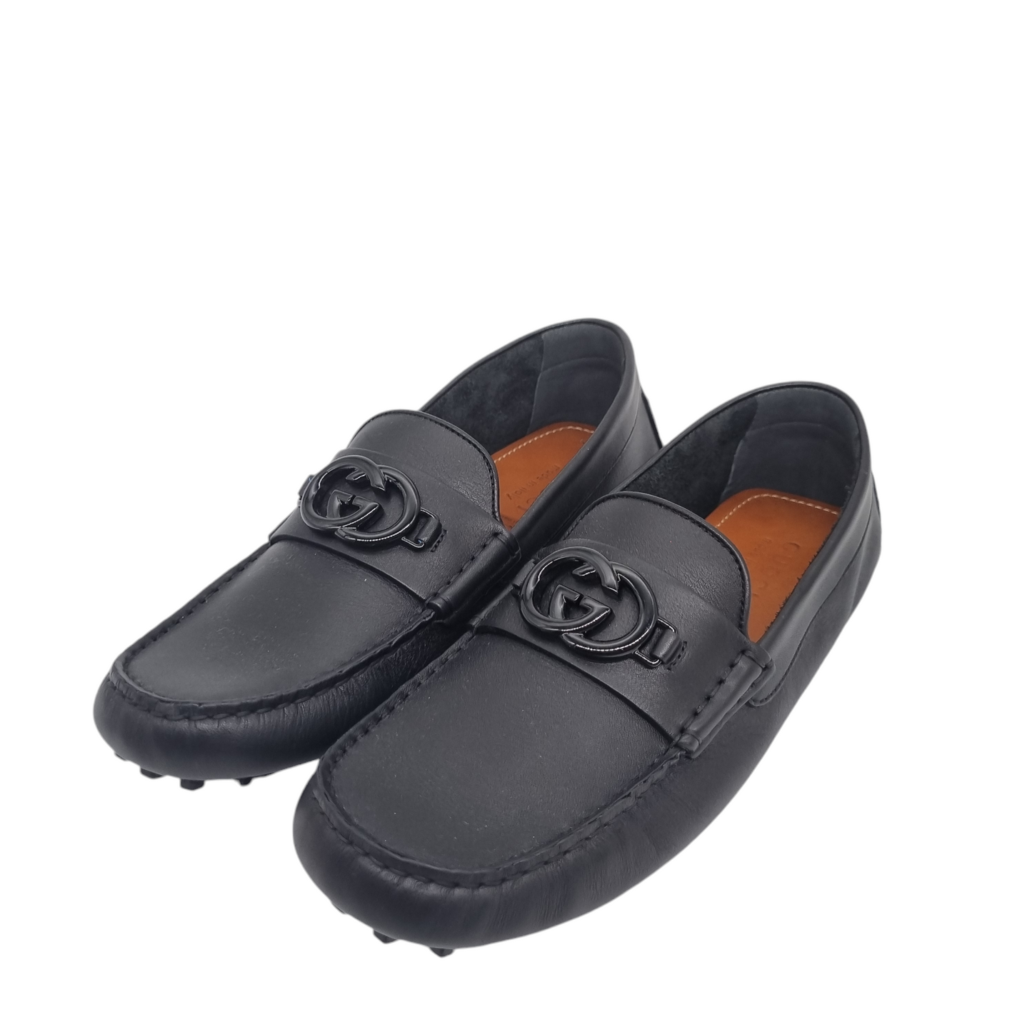 Gucci Clove Calf Soft Loafers Black Size 8/27,5 NEW