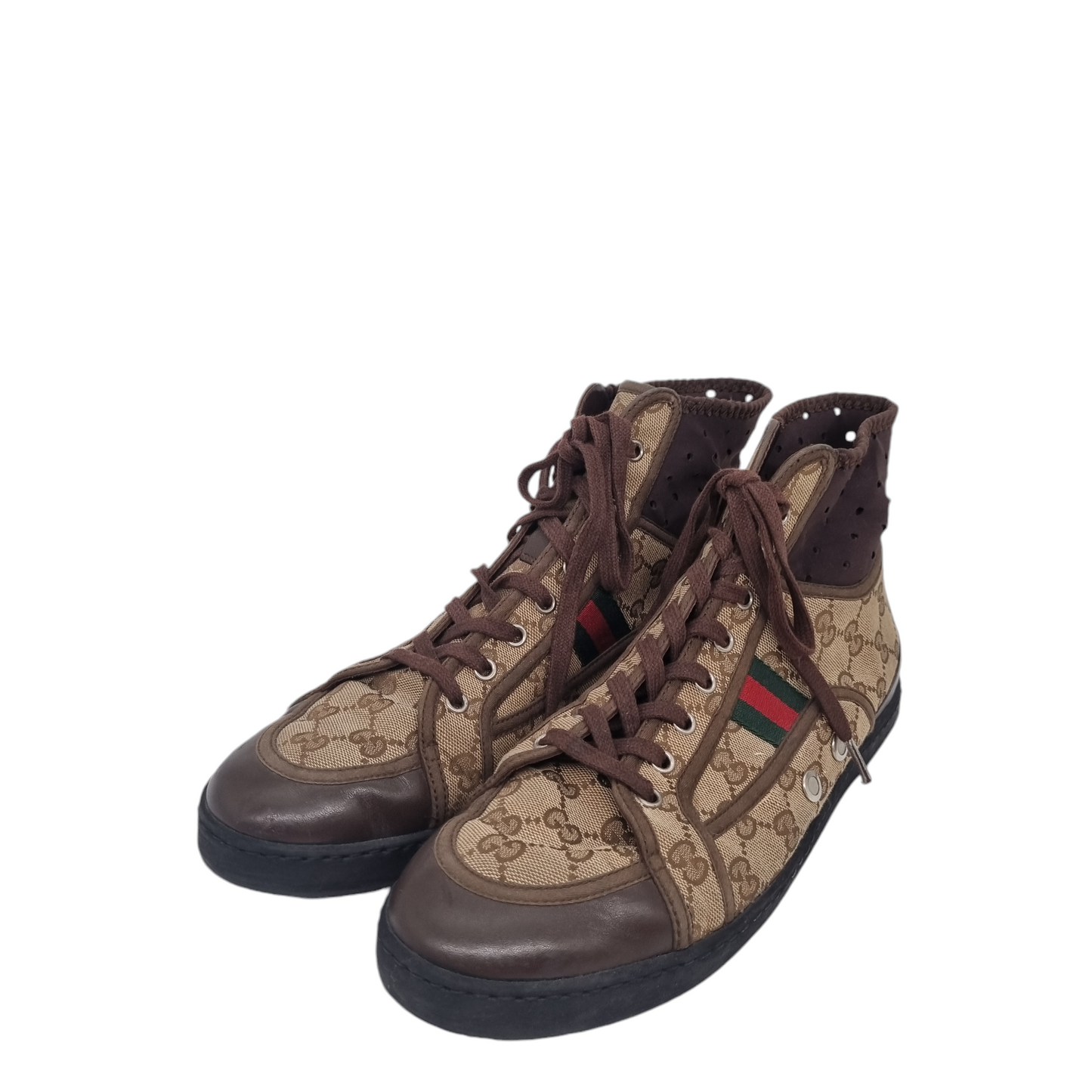 Gucci GG Supreme Boots Brown Size 9/28