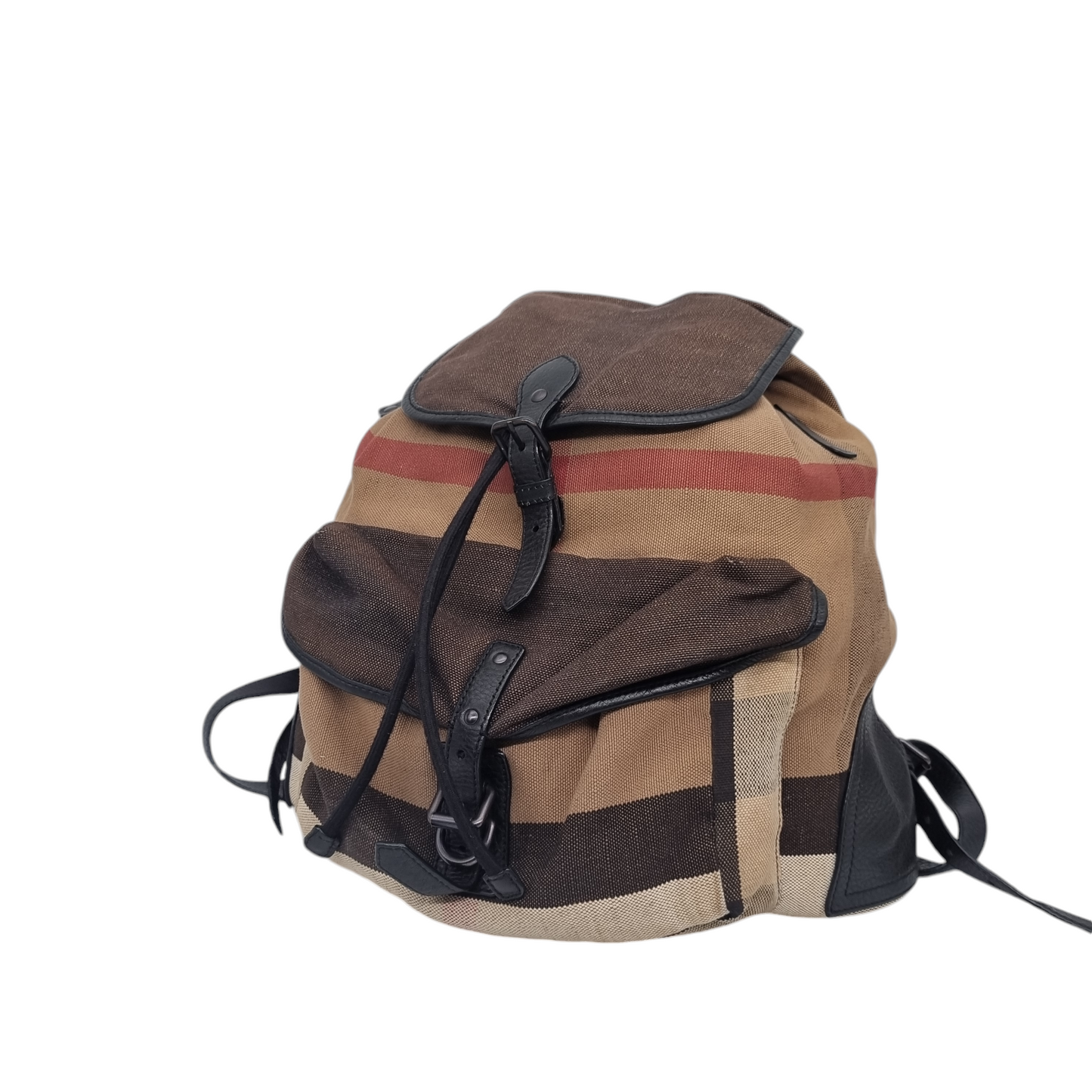 Burberry Backpack Canvas Brown Size 38x14x36