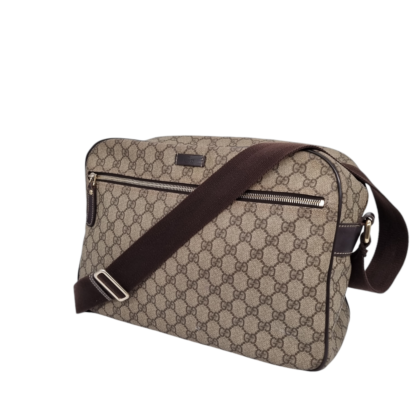 Gucci Messenger Bag Brown Size 35x11x25