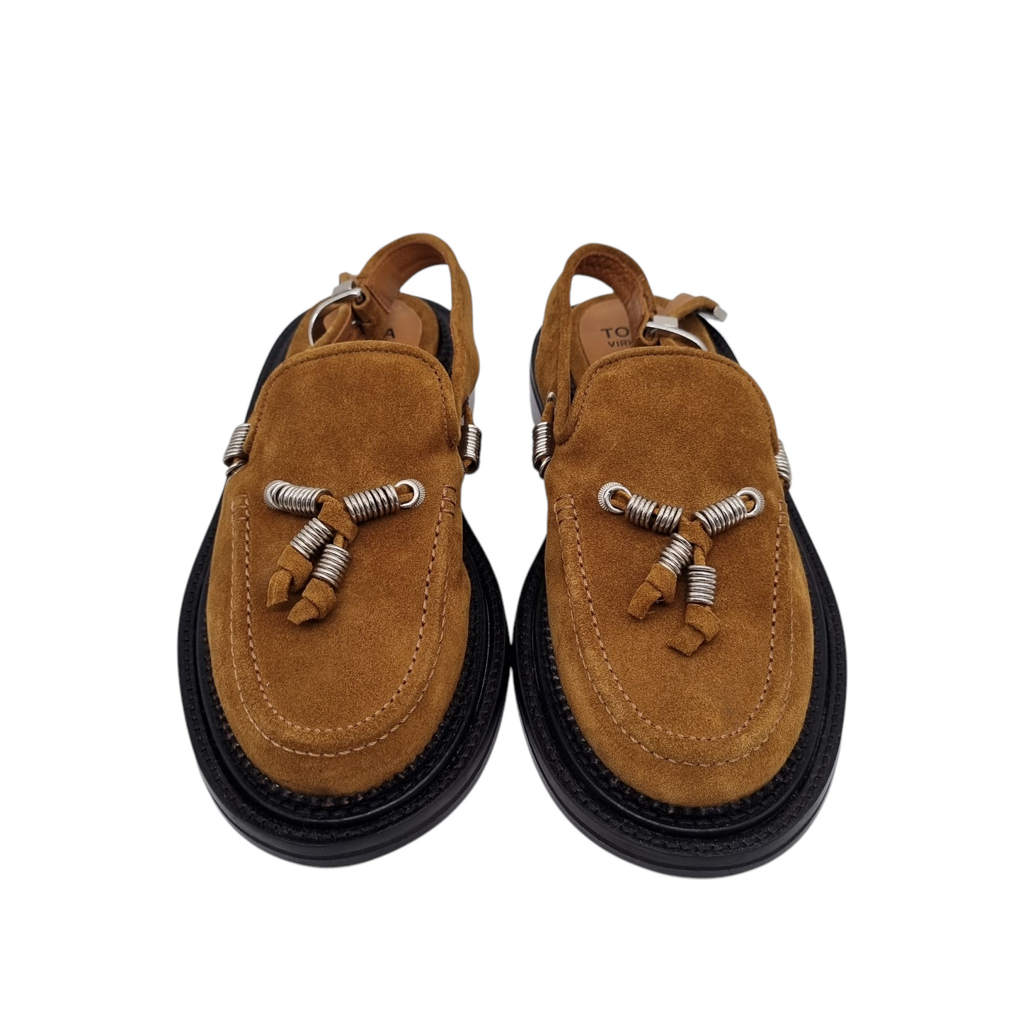 Toga Virilis Slingback Suade Brown Size 40/28