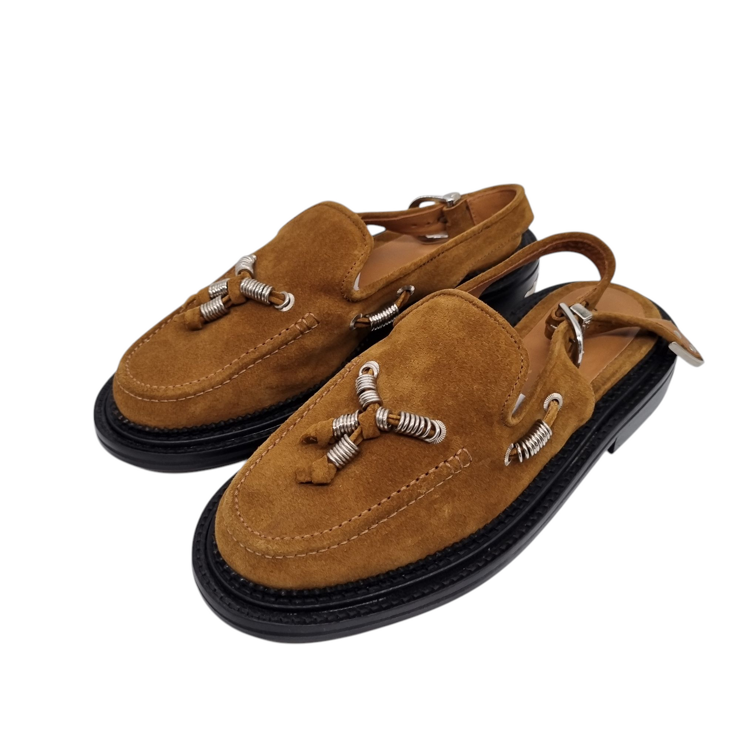 Toga Virilis Slingback Suade Brown Size 40/28