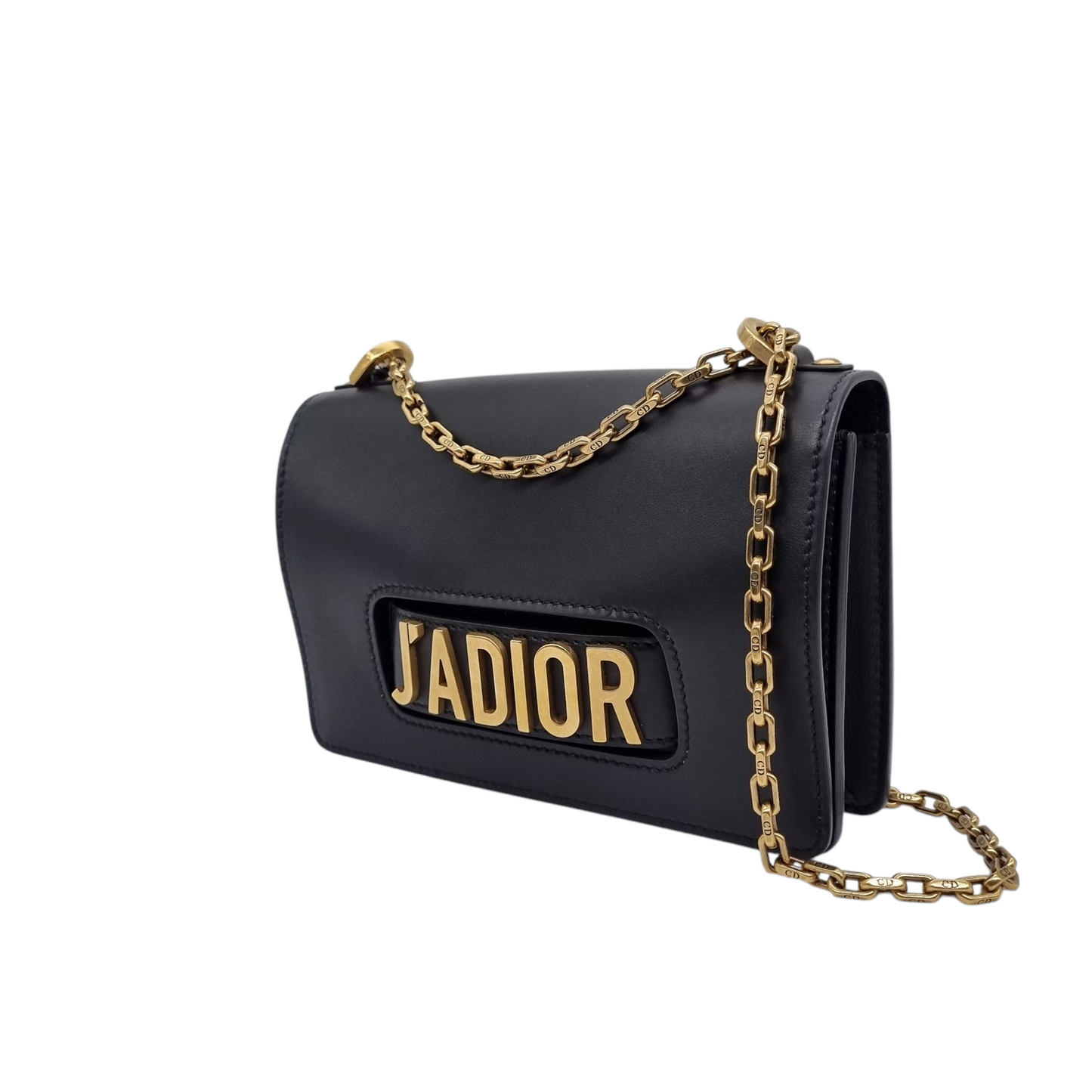 Dior J'adior Revo Flap Bag Black GHW 2017 Size 25x6x17