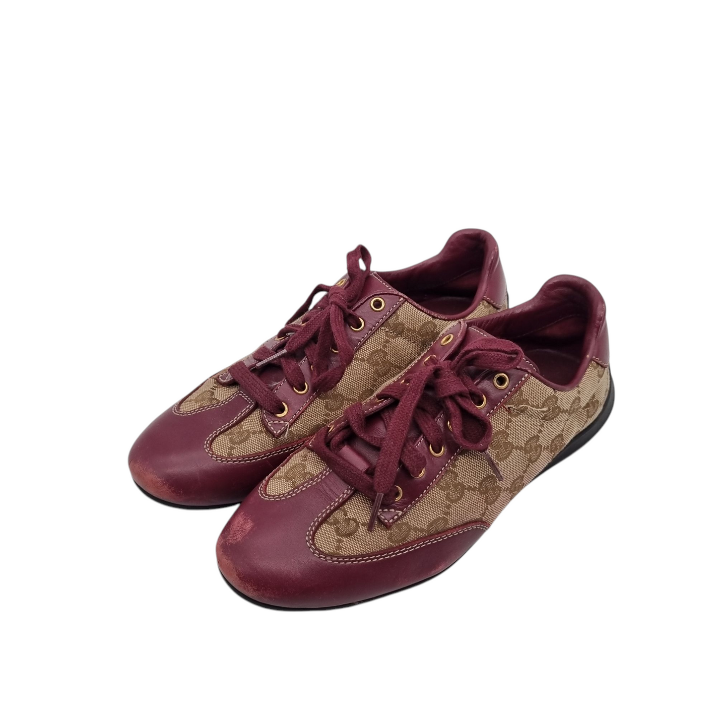 Gucci Sneakers GG Burgundy Size 35/24