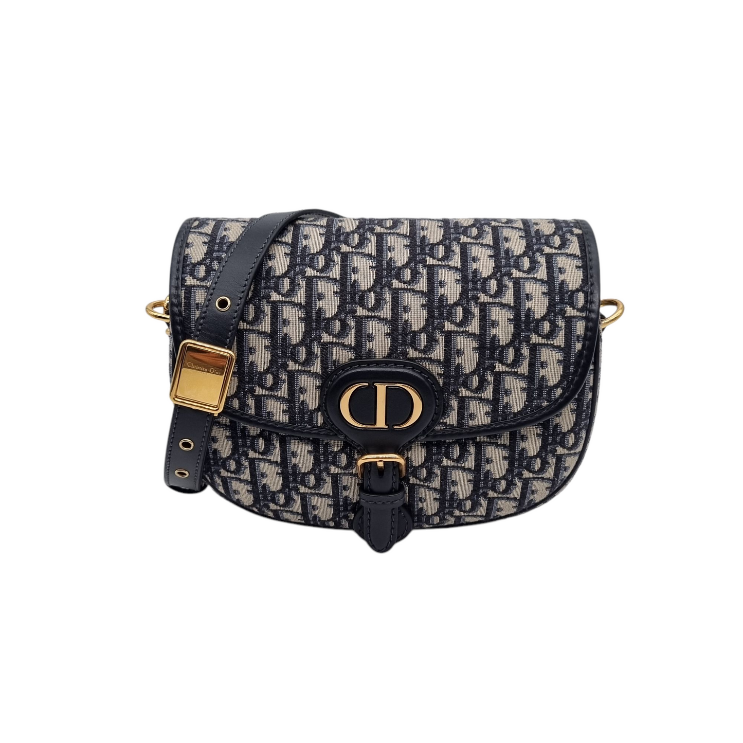 Dior Bobby Oblique Navy Blue 2021 Size 17x6x15