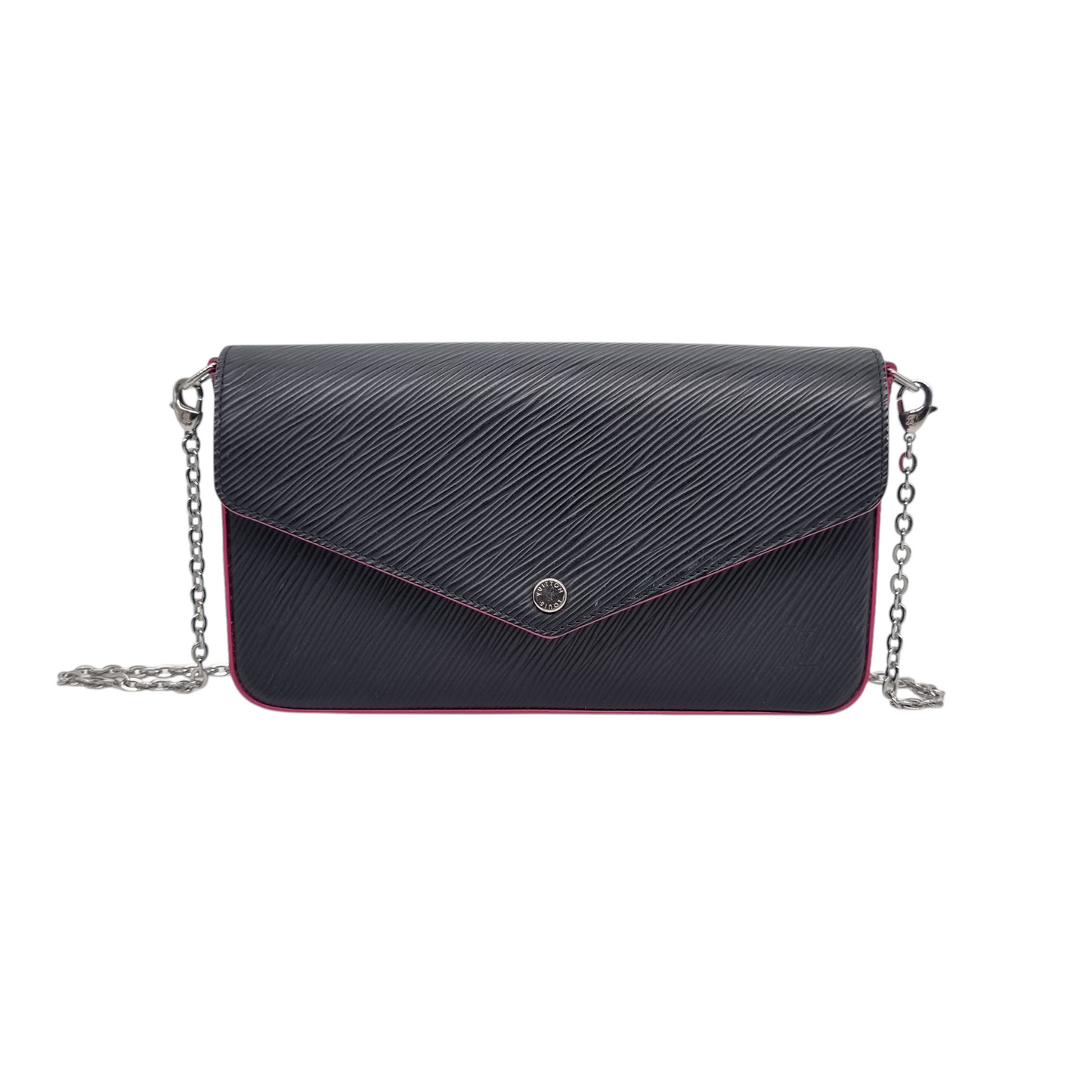 Louis Vuitton Felice Epi Leather Black 2018 Size 21x3x13