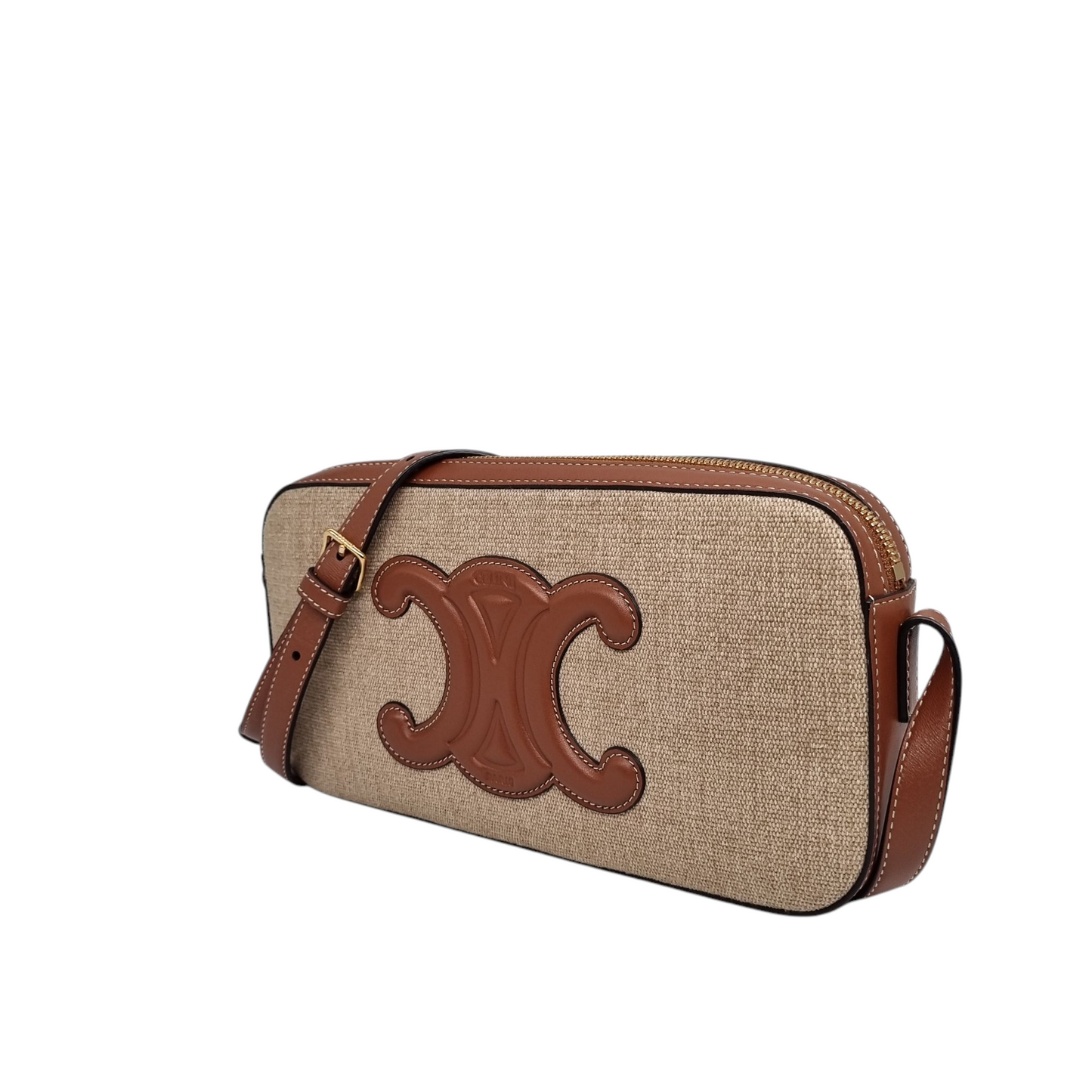 Celine Triomphe Camera Bag Canvas Leather 2022 Size 26x4x14