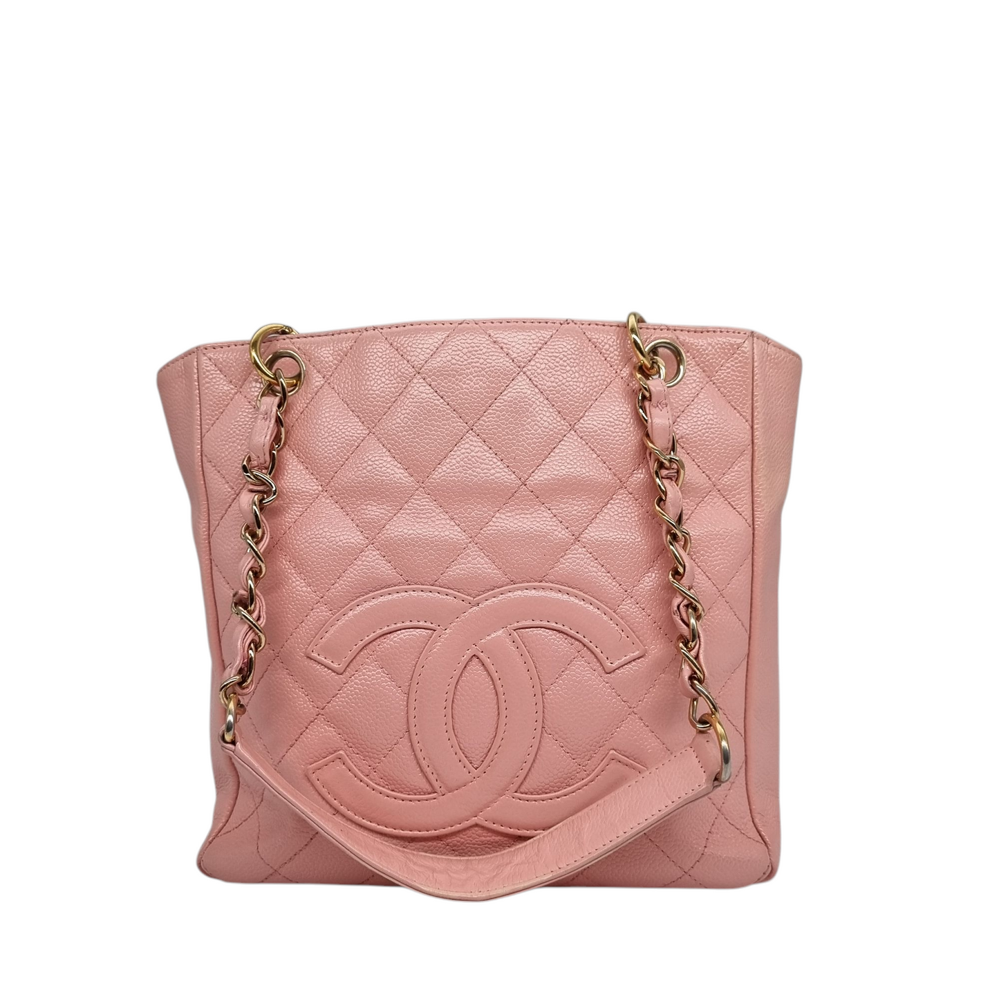Chanel PST Pink Caviar GHW #9 Size 24x9x24