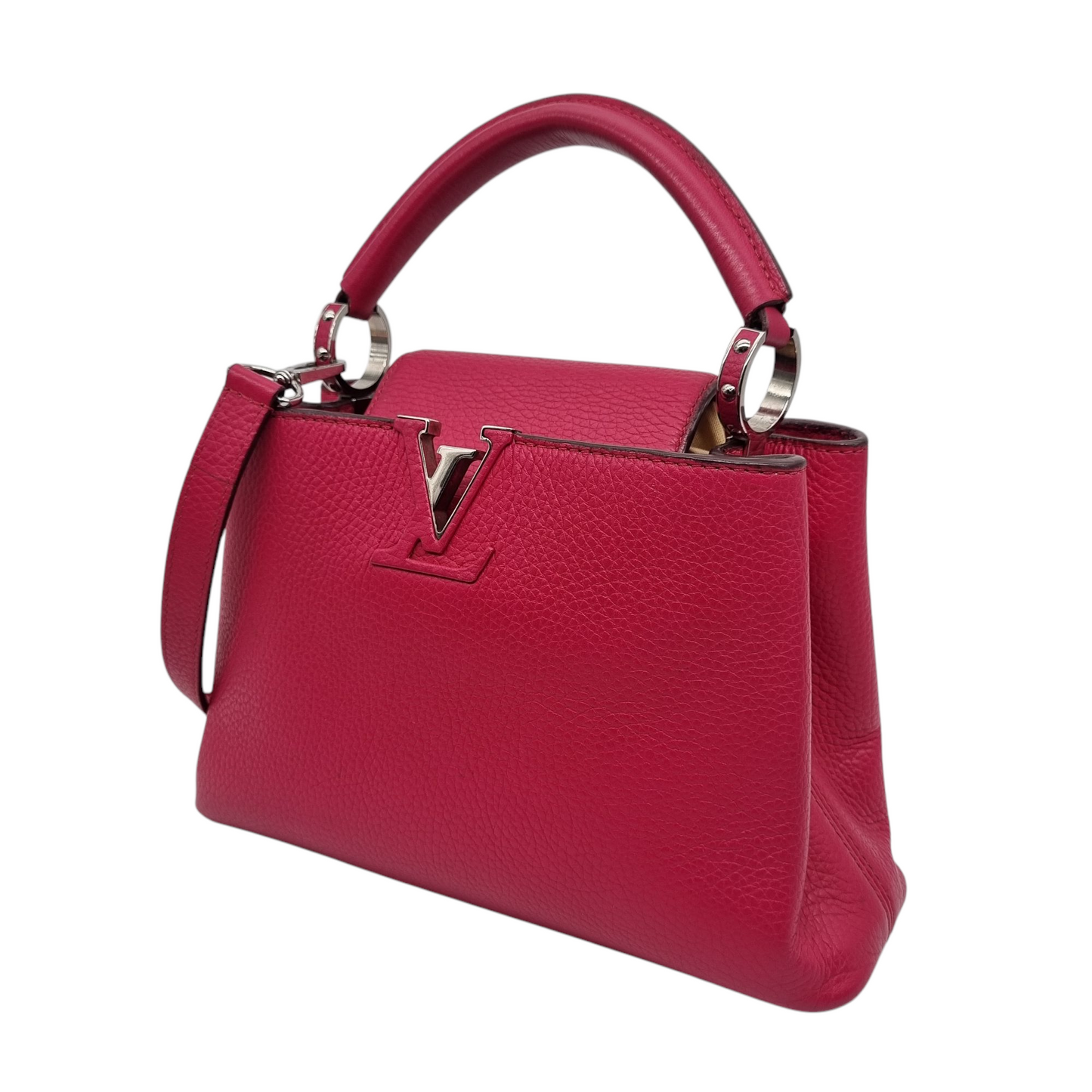 Louis Vuitton Capucine BB Fuschia 2014 Size 27x9x17