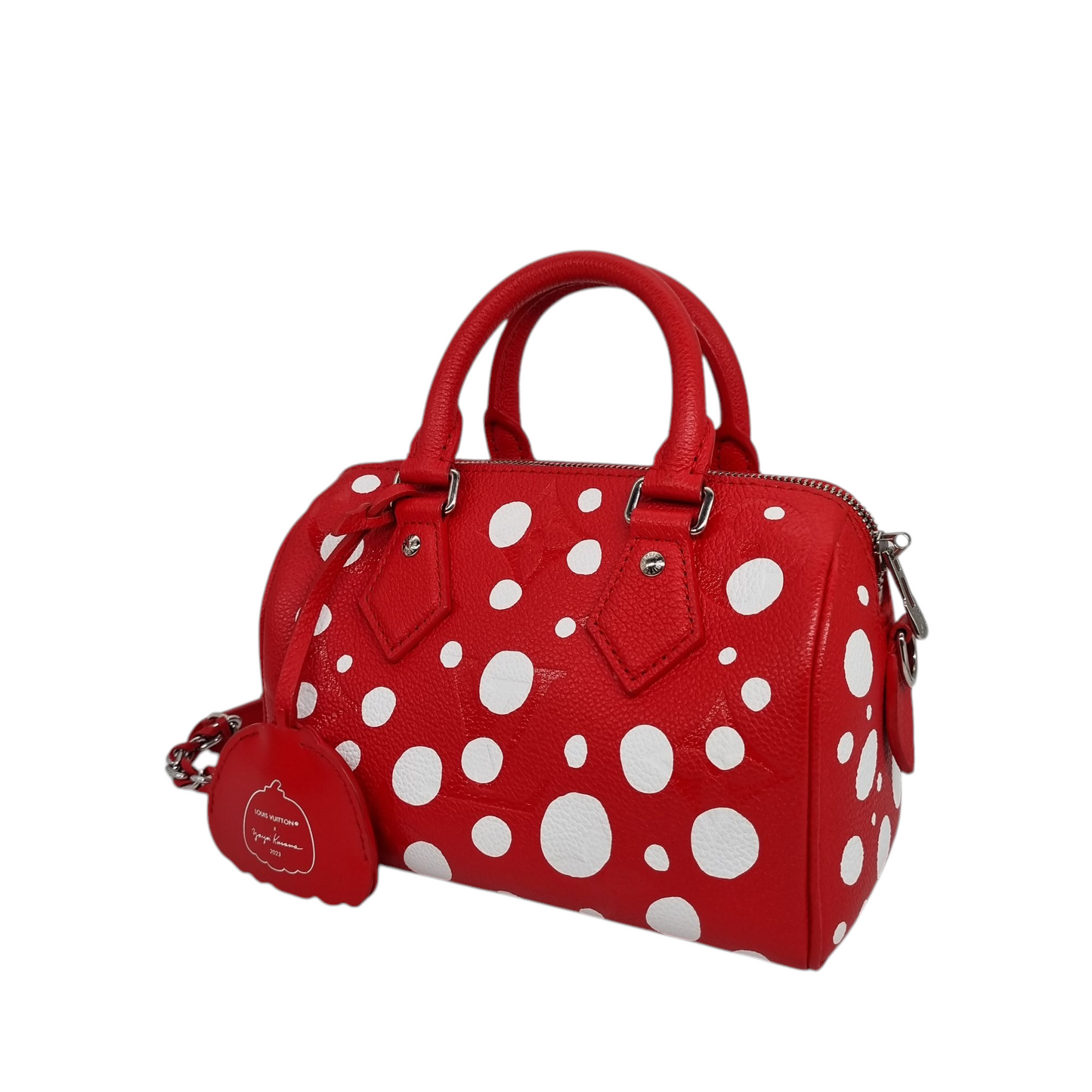 Louis Vuitton x Yayoi Kusama Speedy 20 Red CHIP 2023 Size 20x11x16