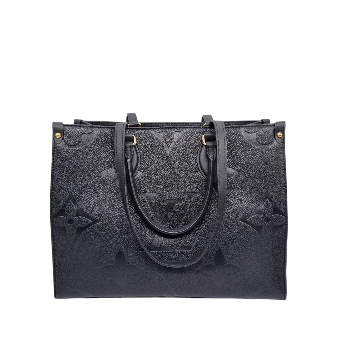 Louis Vuitton On The Go MM Monogram Empre Black CHIP Size 34x15x27