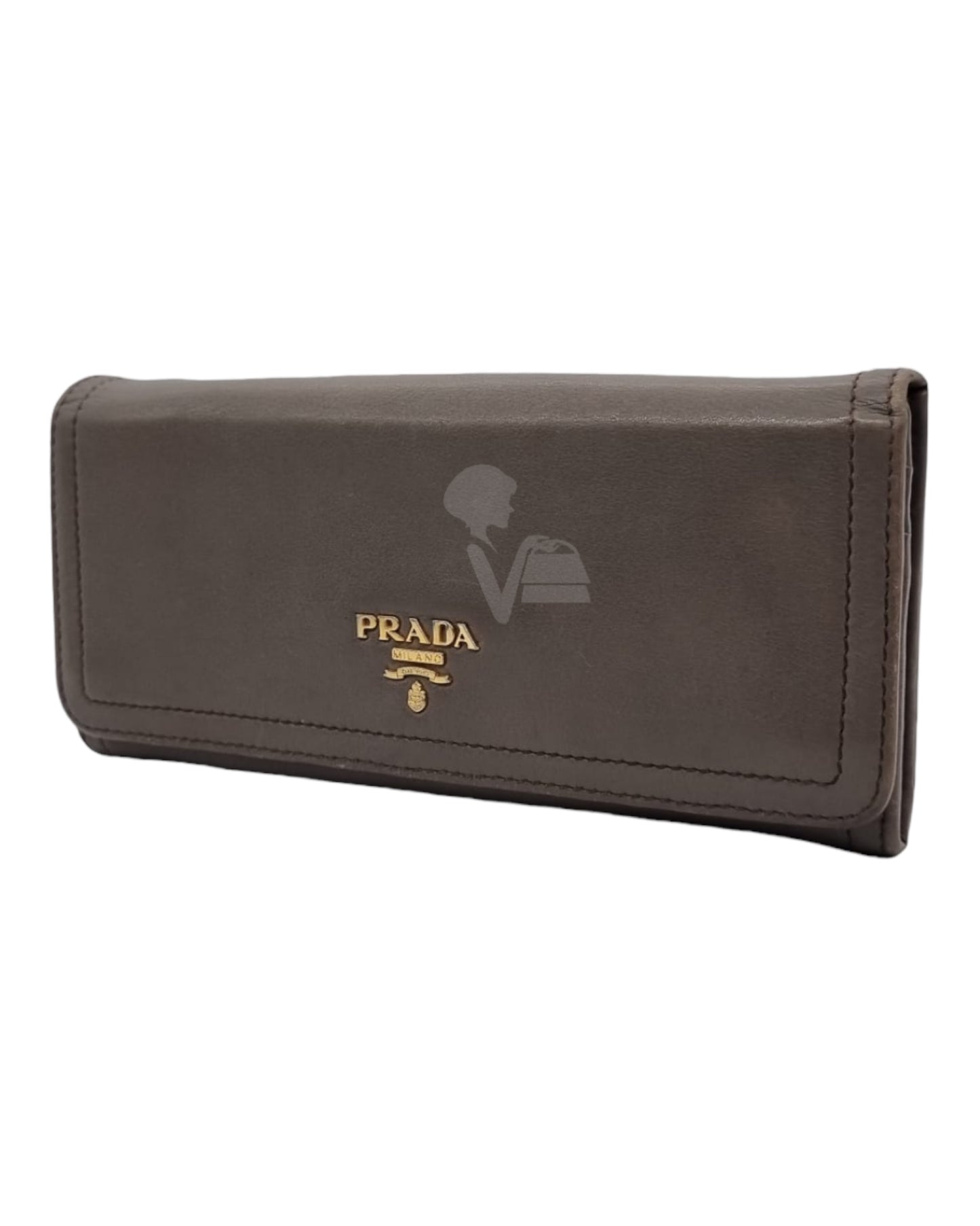 Prada Wallet 1NE011 Logo Jacquard Corda Brucia Size 19x9