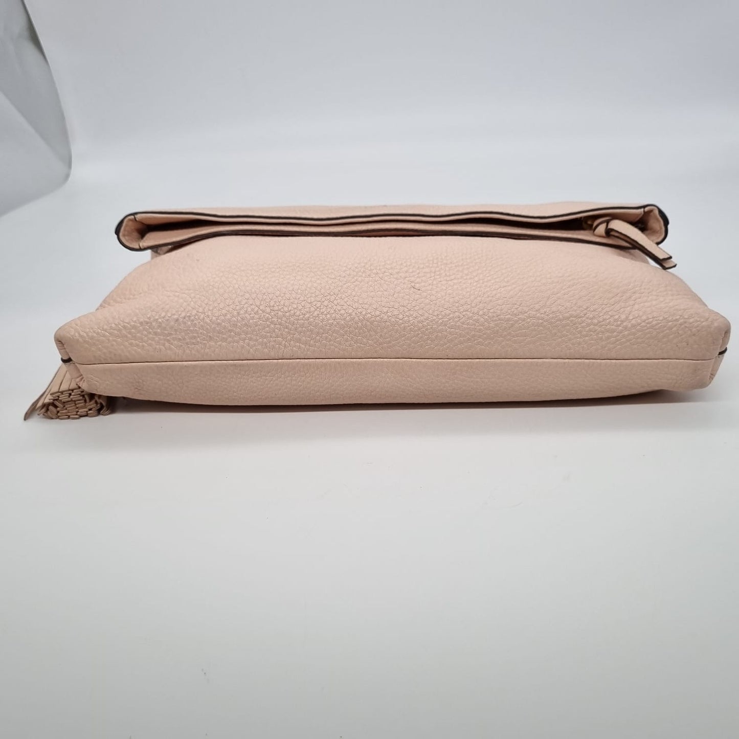 Tory Burch Thea Foldover Pink Sling Bag GHW Size 30X4X21