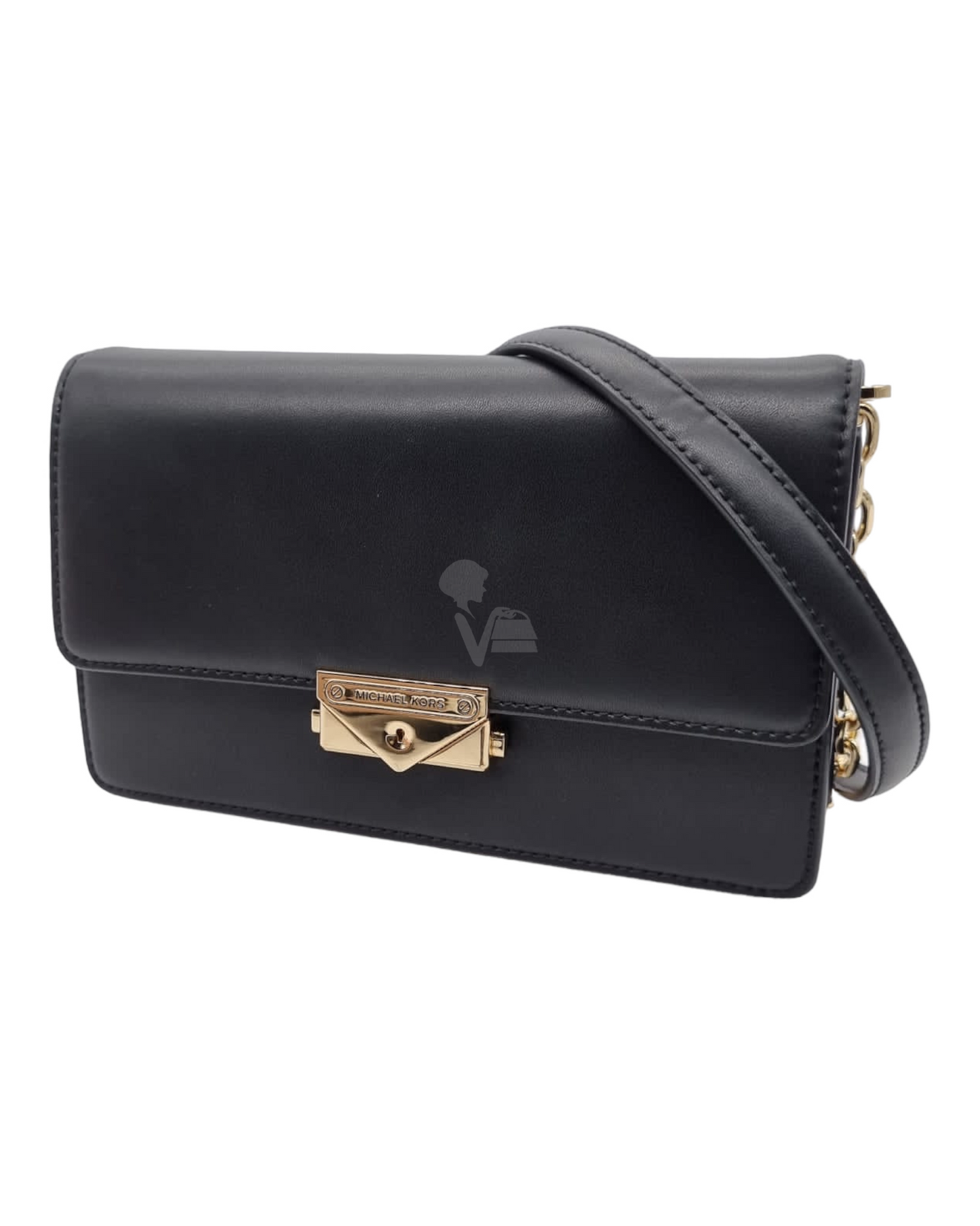 Michael Kors Mini CECE shoulder Bag Black Size 22x5x14