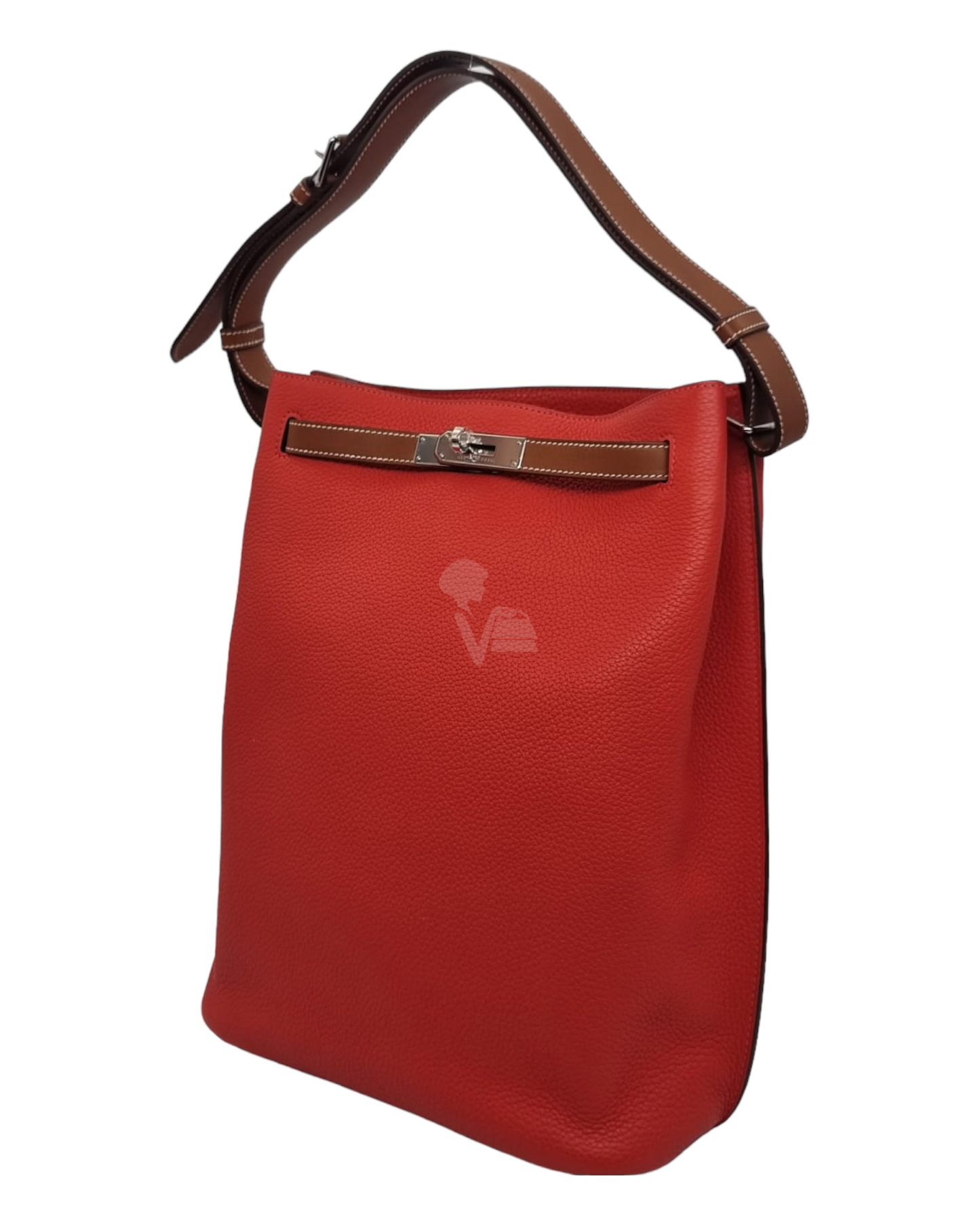 Hermes So Kelly 26 Feu Clemence #R 2014 Size 22x11x31