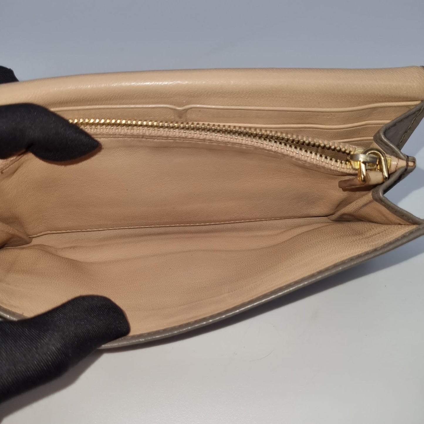 Prada Wallet 1NE011 Logo Jacquard Corda Brucia Size 19x9