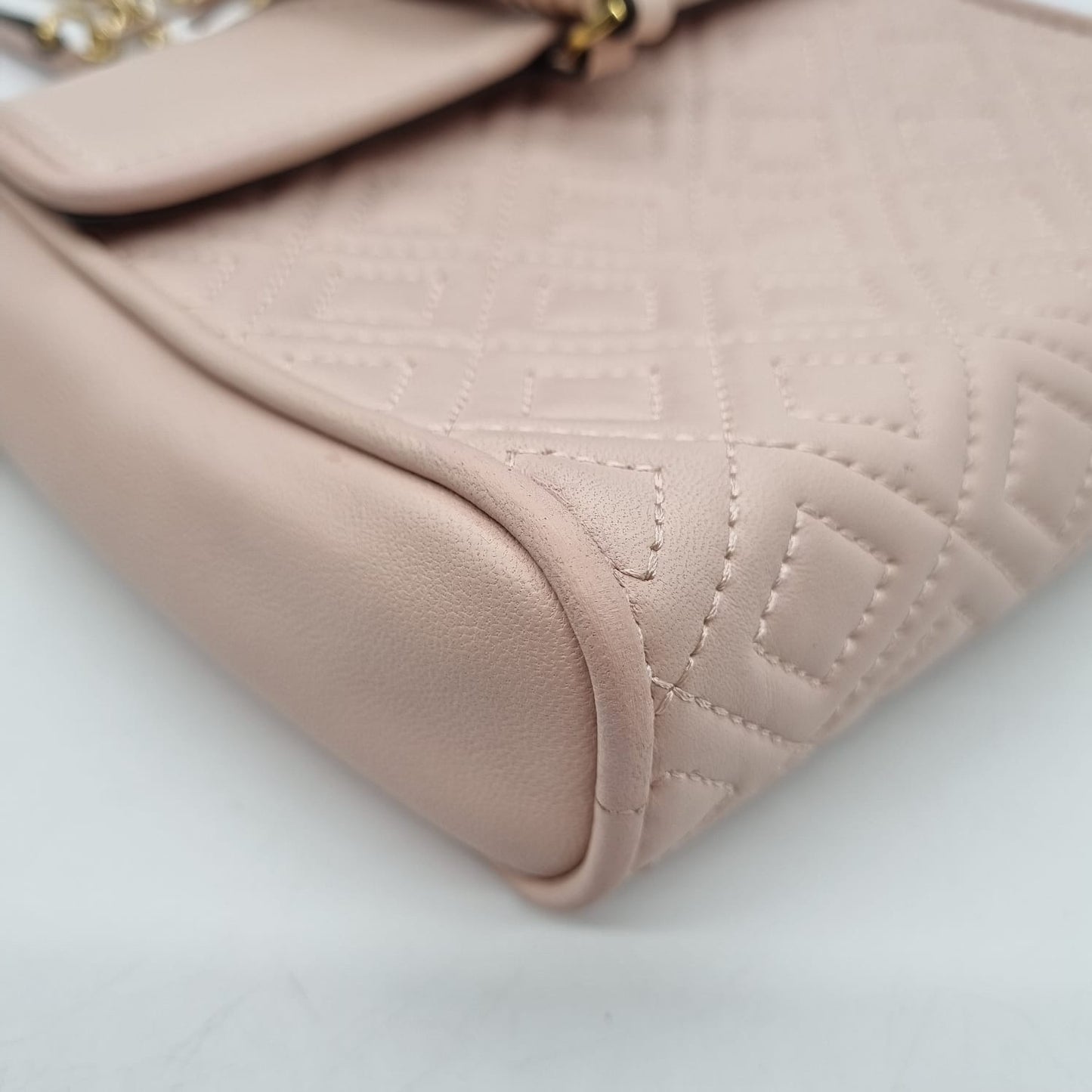 Tory Burch Flemming Box Crossbody Shell Pink Size 16x5x15