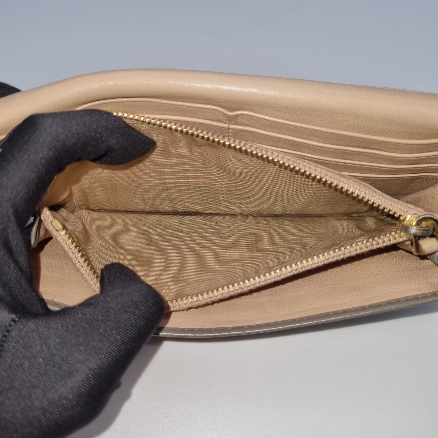 Prada Wallet 1NE011 Logo Jacquard Corda Brucia Size 19x9