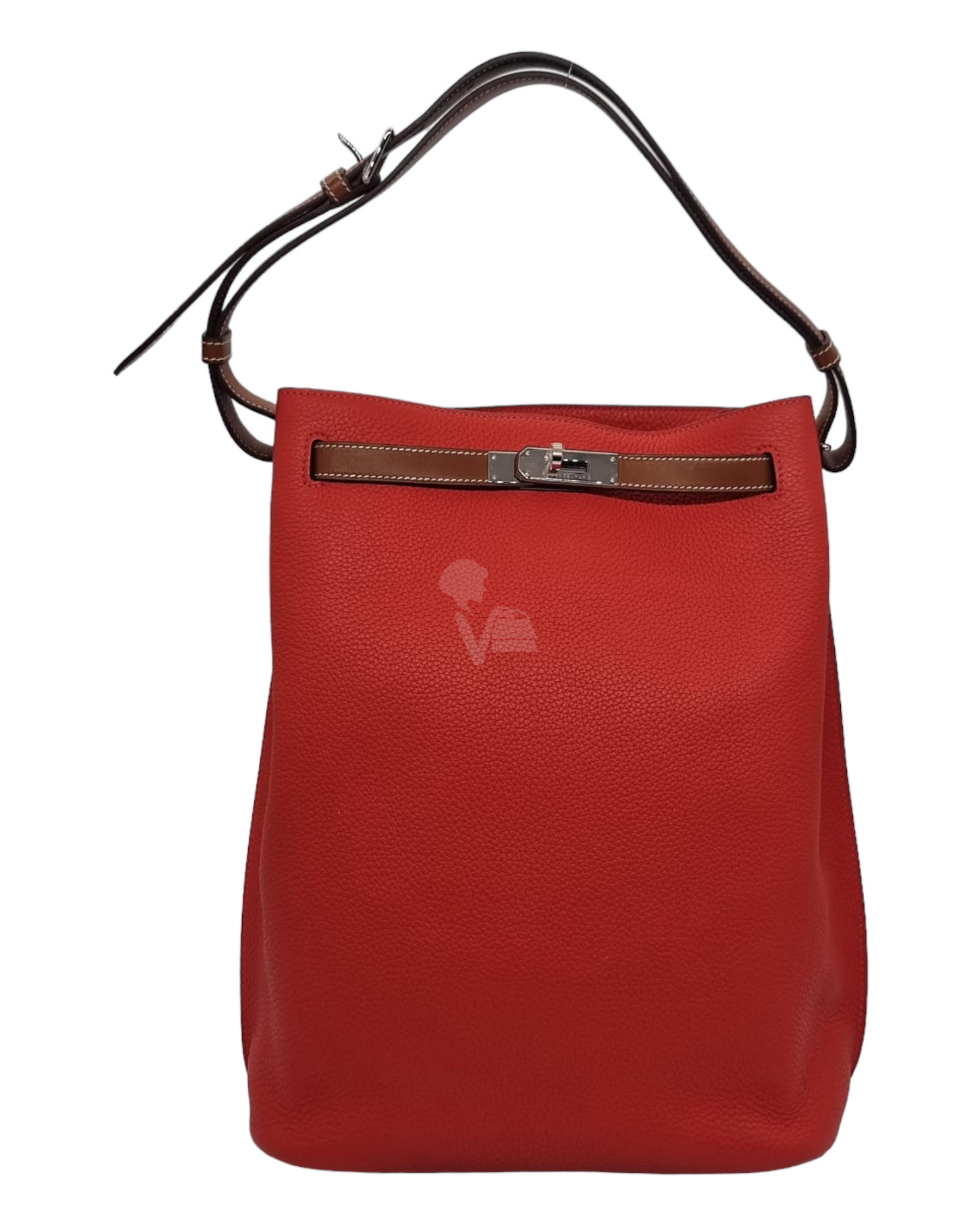 Hermes So Kelly 26 Feu Clemence #R 2014 Size 22x11x31