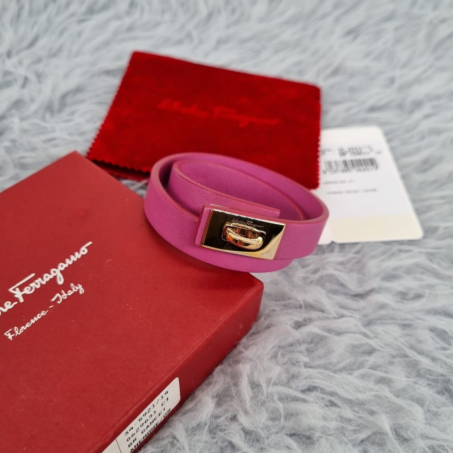 Salvatore Ferragamo Anomone Bracelet Purple P. 37,5