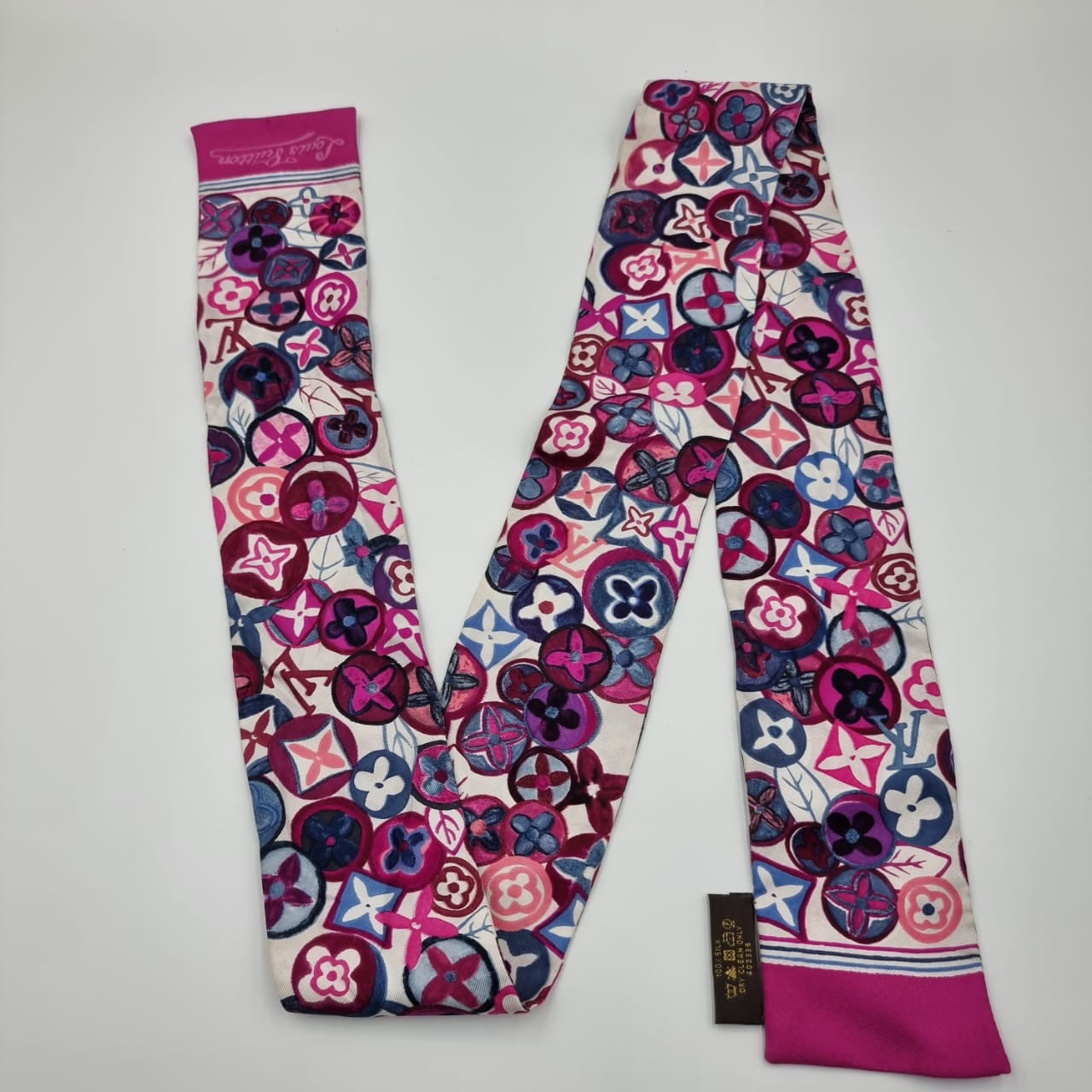 Louis Vuitton Twilly Purple Flower