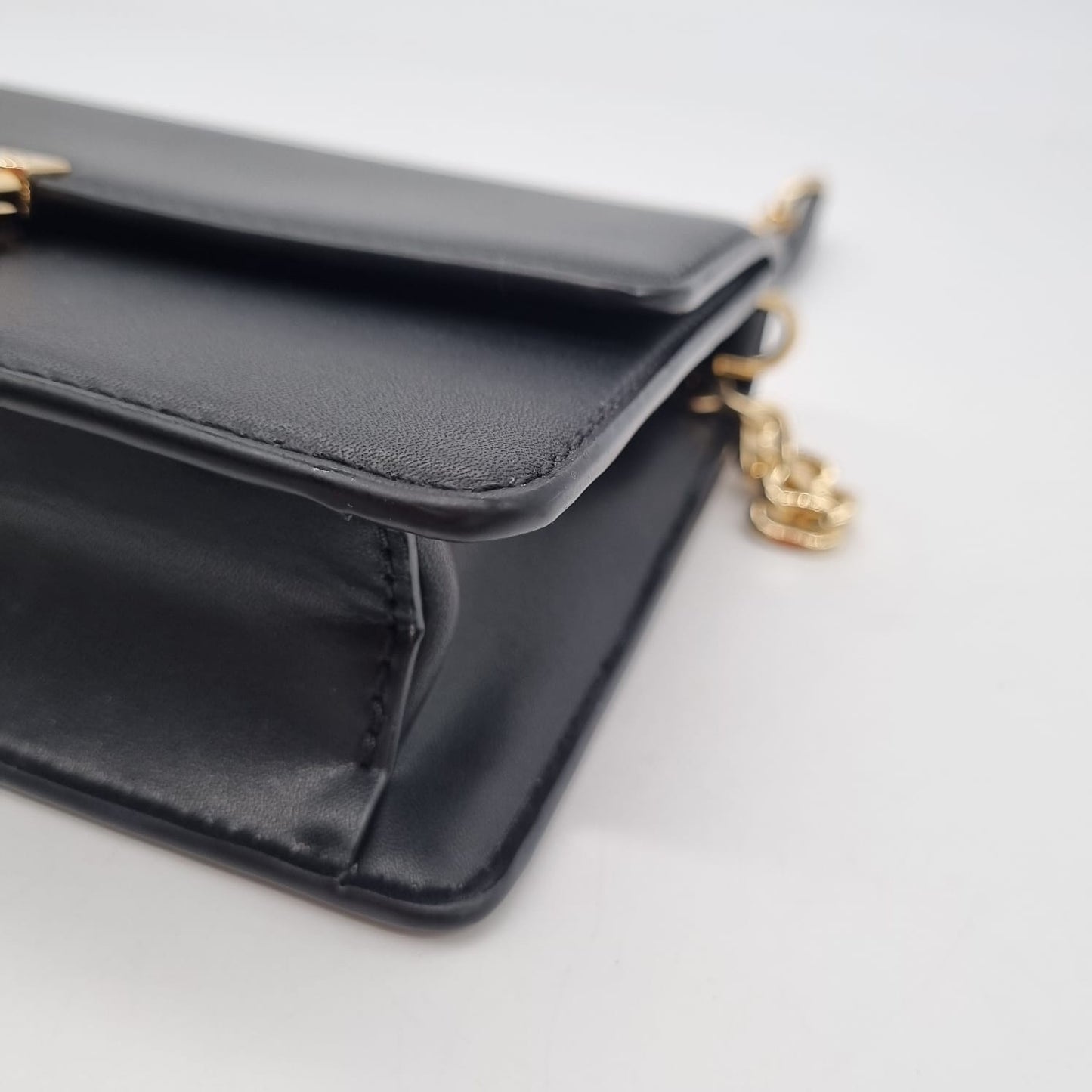 Michael Kors Mini CECE shoulder Bag Black Size 22x5x14