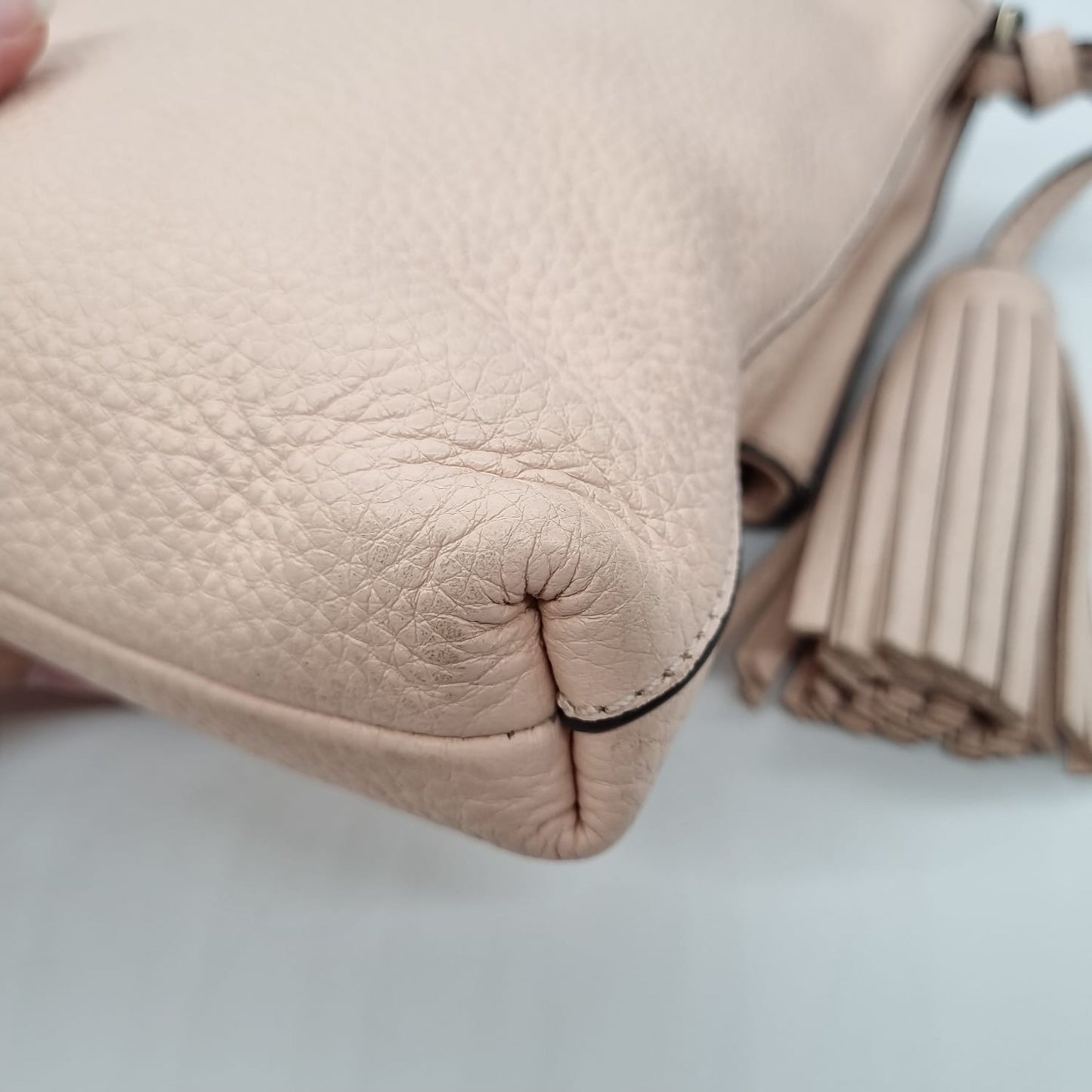 Tory Burch Thea Foldover Pink Sling Bag GHW Size 30X4X21