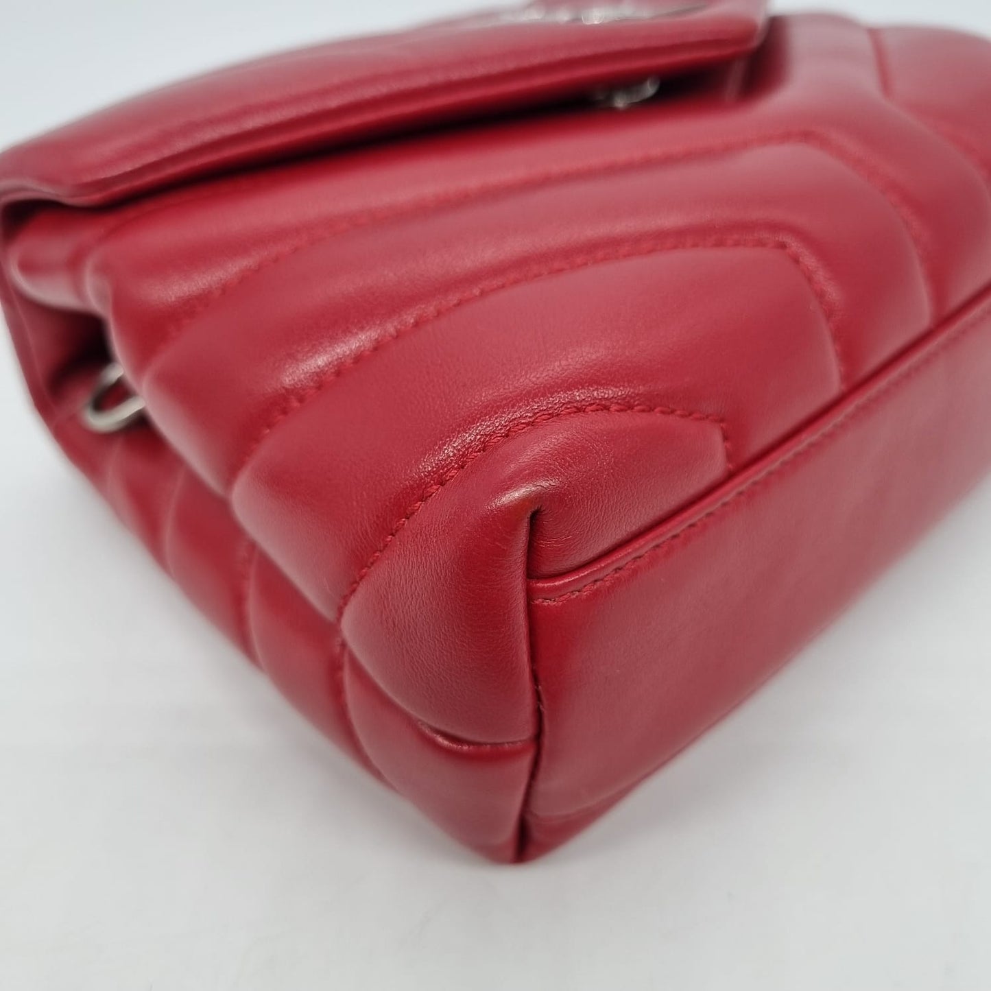 Yves Saint Laurent LouLou Toy Red SHW Size 20x7x14
