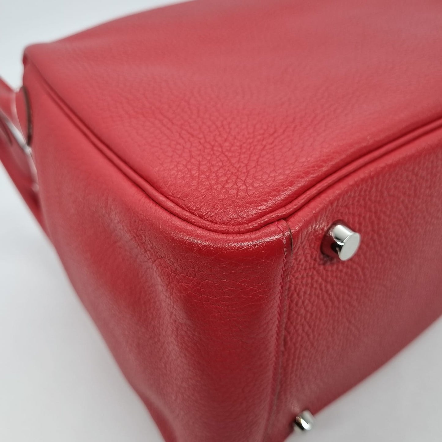 Hermes Lindy 30 Rouge Clemence PHW #X 2016 Size 30x15x20